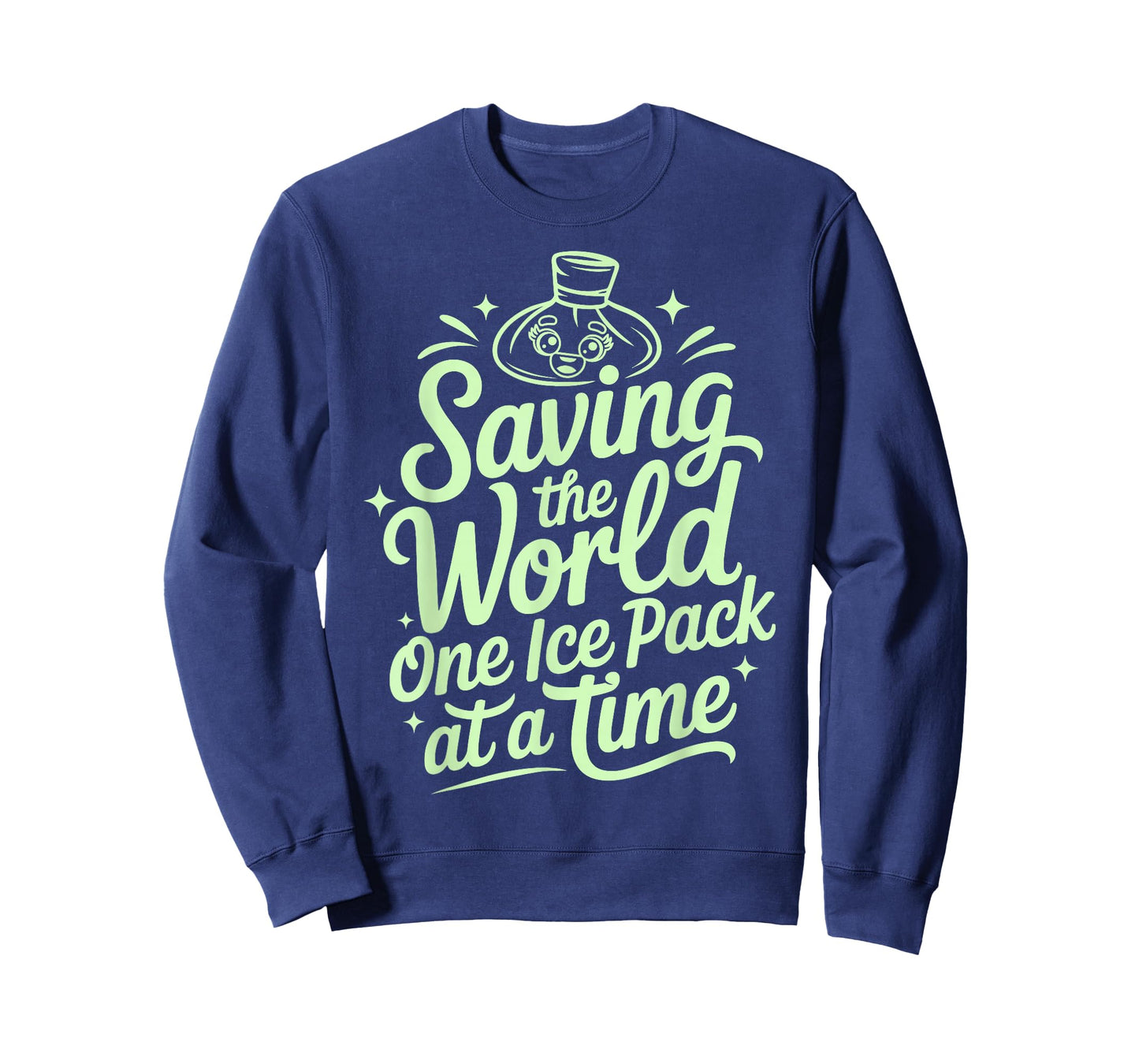 Saving The World One Ice Pack at A Time Funny School Nurse T-Shirt