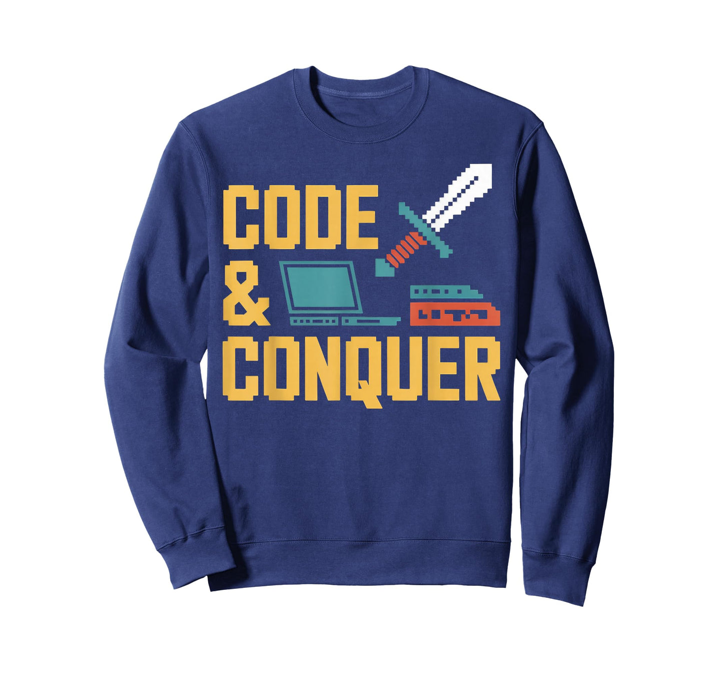 Code & Conquer Retro Gamer Coder T-Shirt