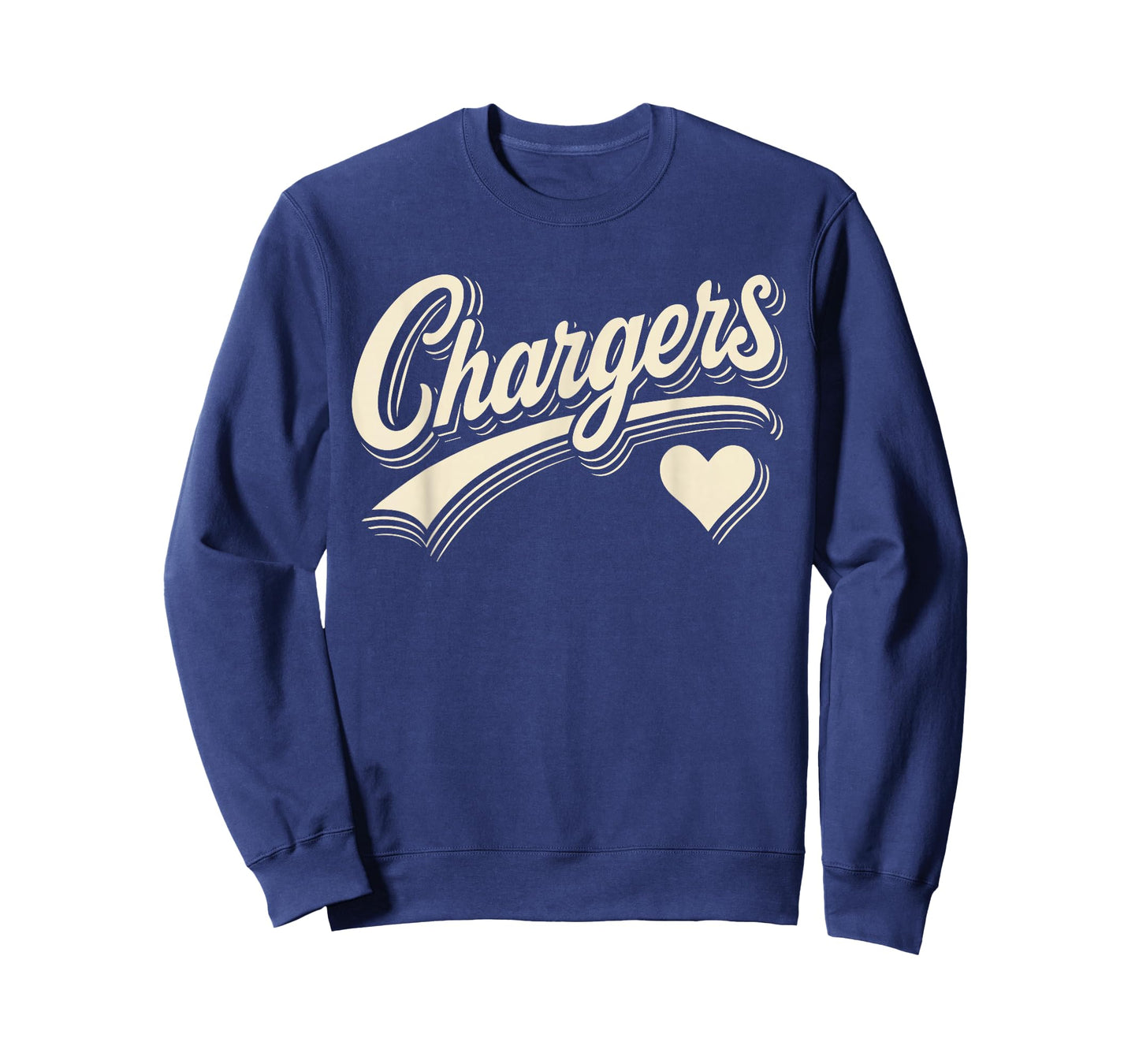 Vintage Chargers Name Heart Retro Gift for Men Women Kids T-Shirt