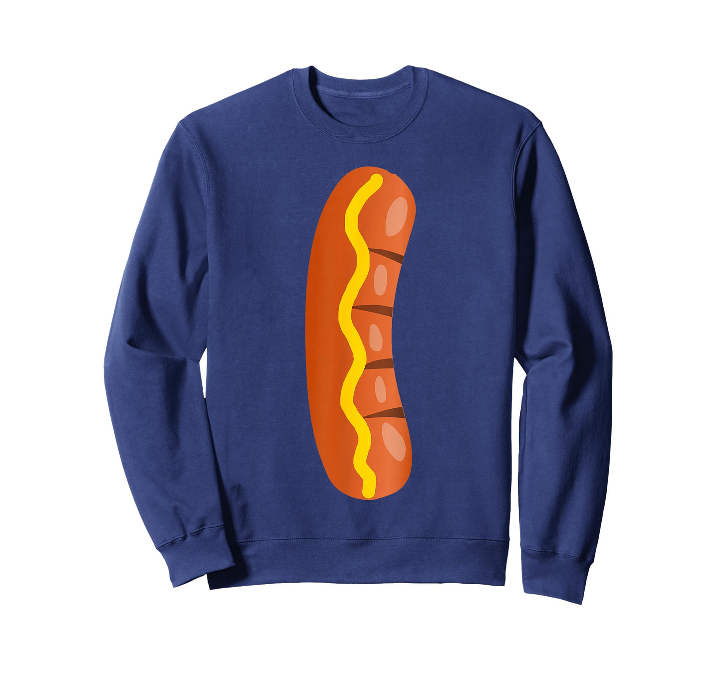Hot Dog Costume Funny Easy Halloween Couple Cosplay with Bun T-Shirt
