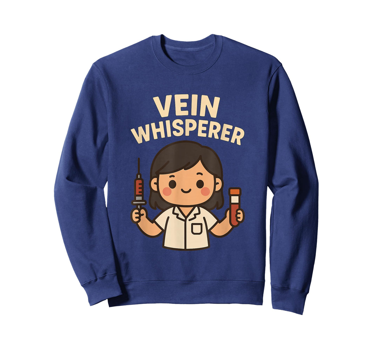 Funny Kawaii Phlebotomist Woman Blood Draw Nurse Phlebotomy T-Shirt