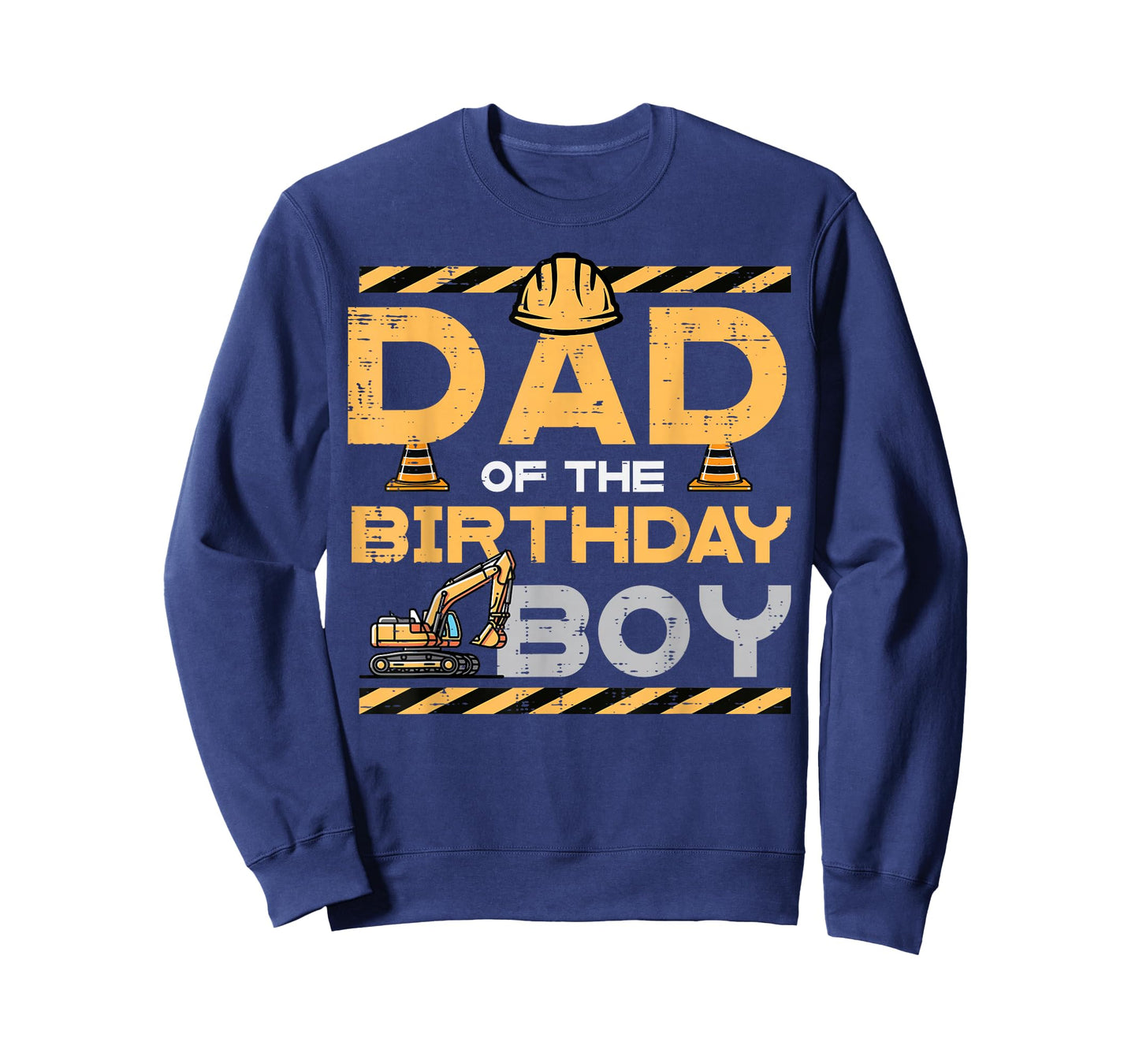Dad of Birthday Boy Excavator Construction Bday Party Men T-Shirt