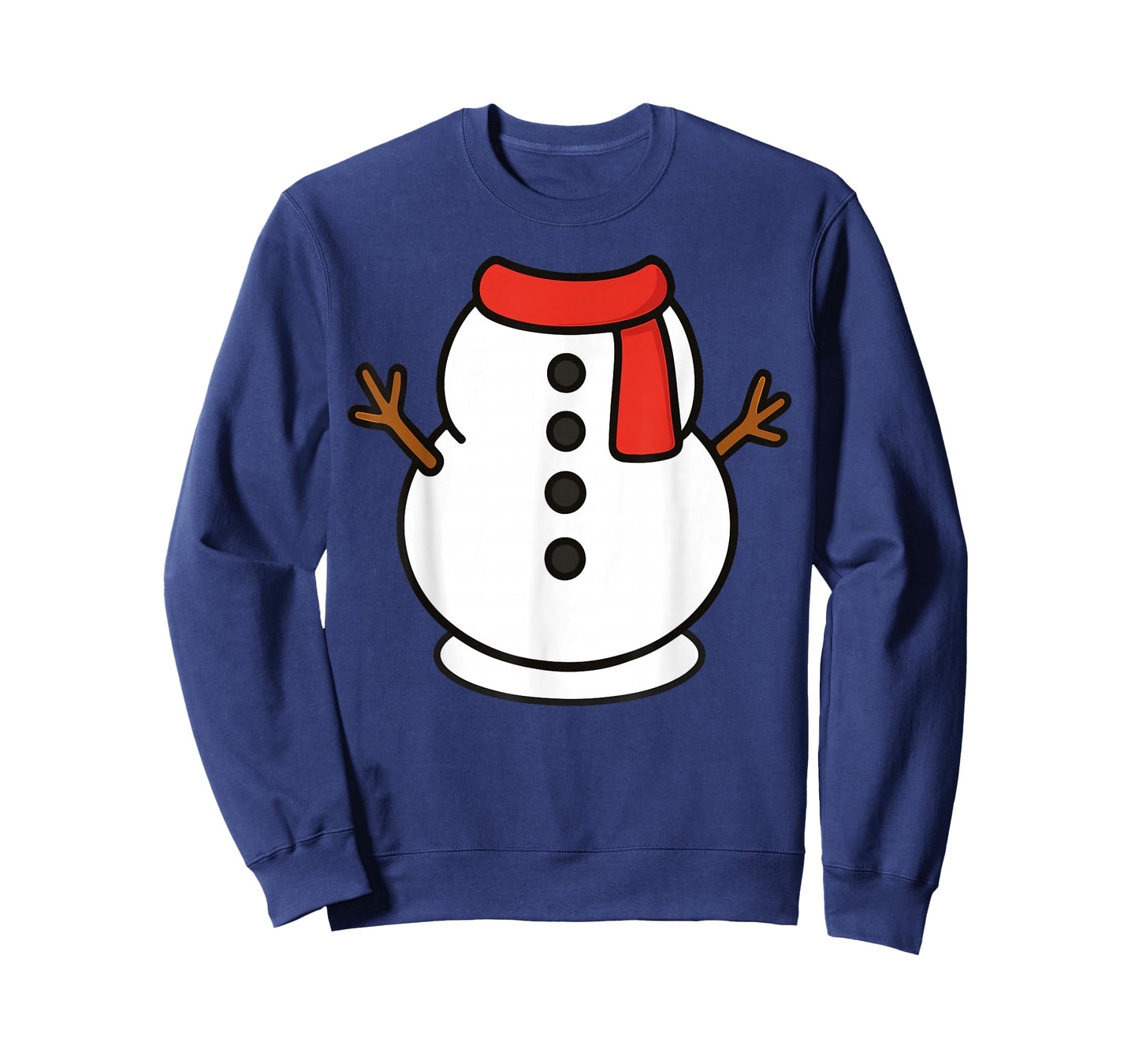 Snowman Costume Shirt Snowman Body Christmas Outfit Men Kids T-Shirt