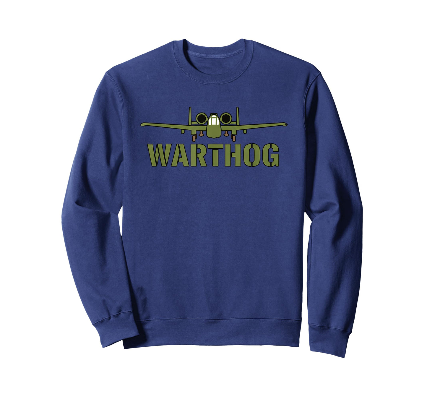 Aviation A-10 Warthog Military Jet Art - Front View Warthog T-Shirt