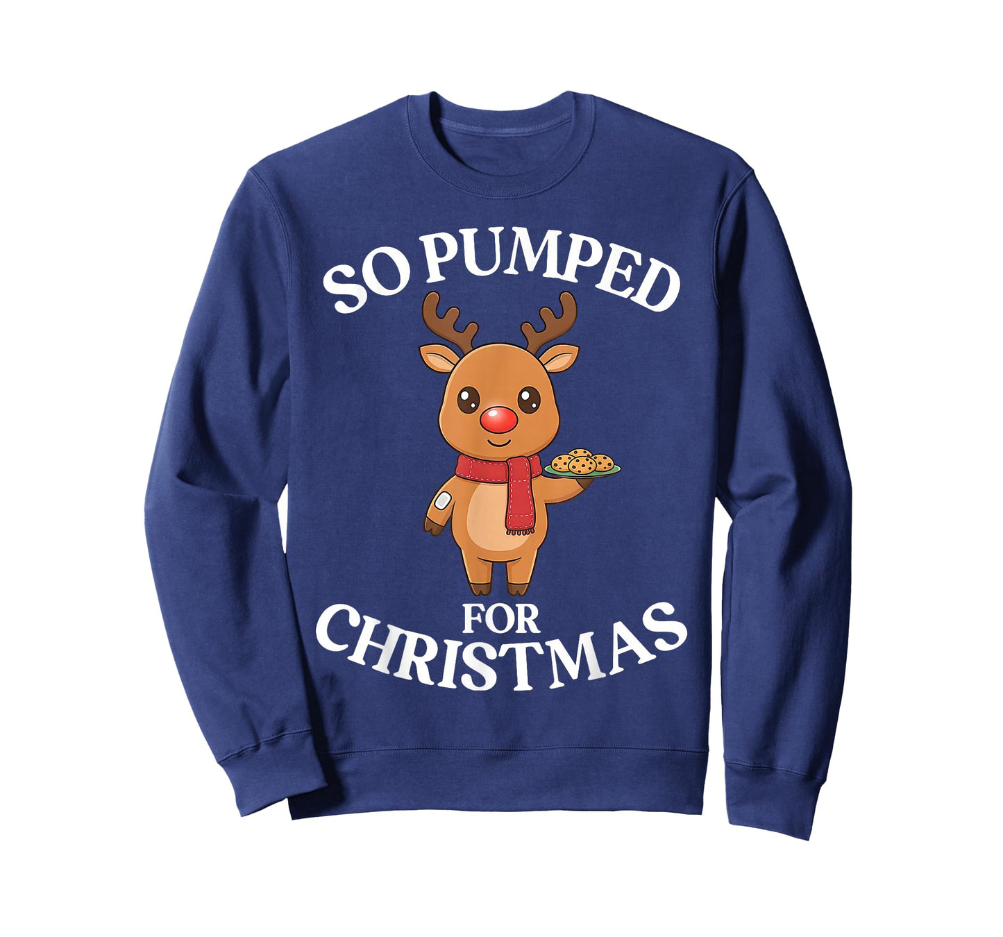So Pumped for Christmas Reindeer T1D Holiday Type 1 Diabetes T-Shirt