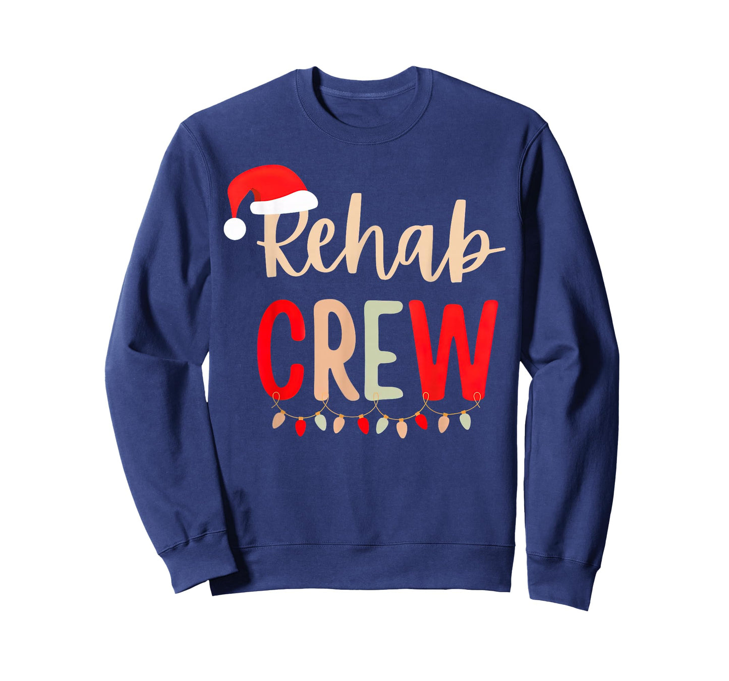 Rehab Crew Rehabilitation Week Physical Therapist Christmas T-Shirt
