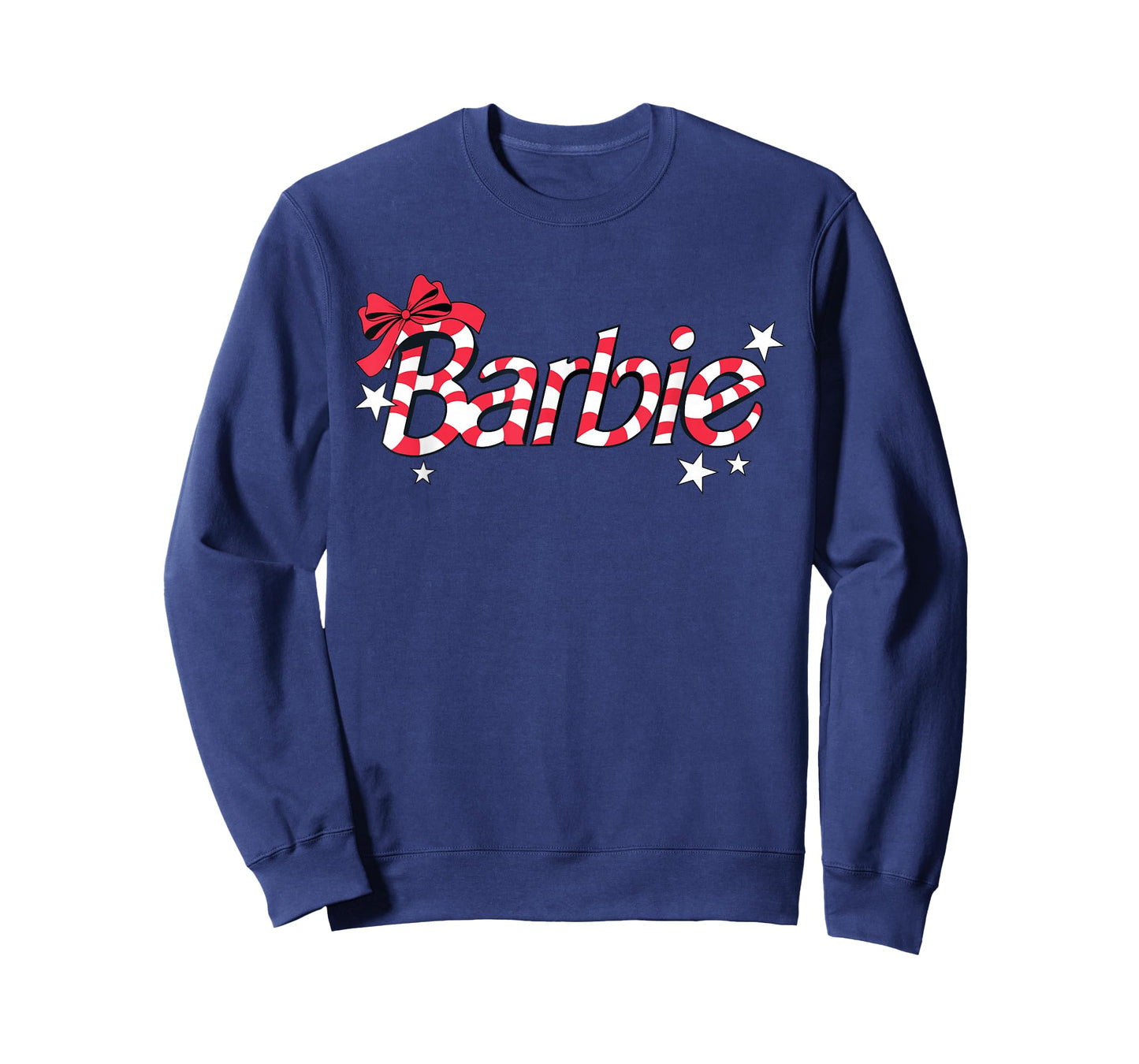 Barbie - Holiday Candy Cane Logo T-Shirt