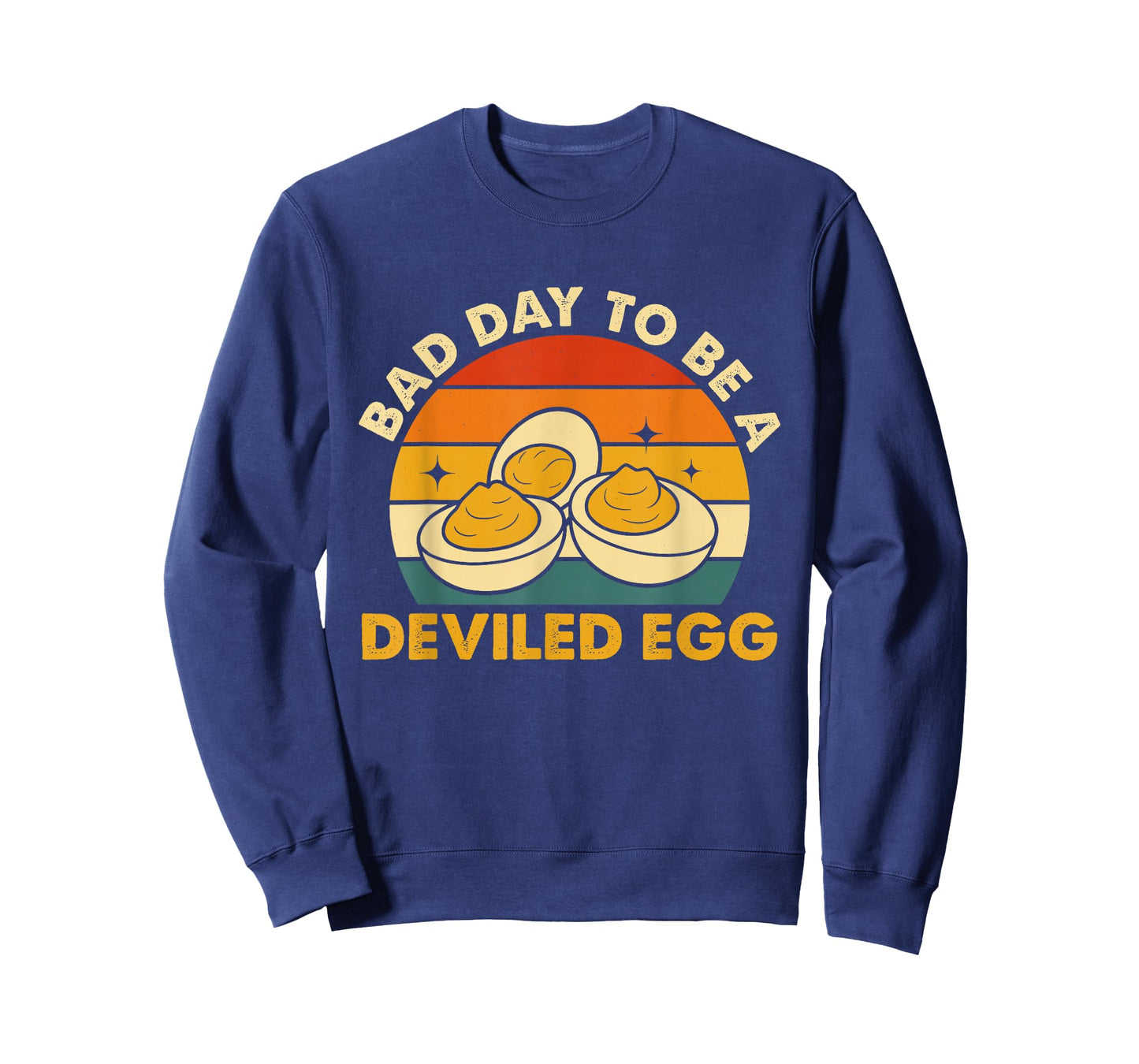 Bad Day to Be A Deviled Egg Retro Food Humor T-Shirt