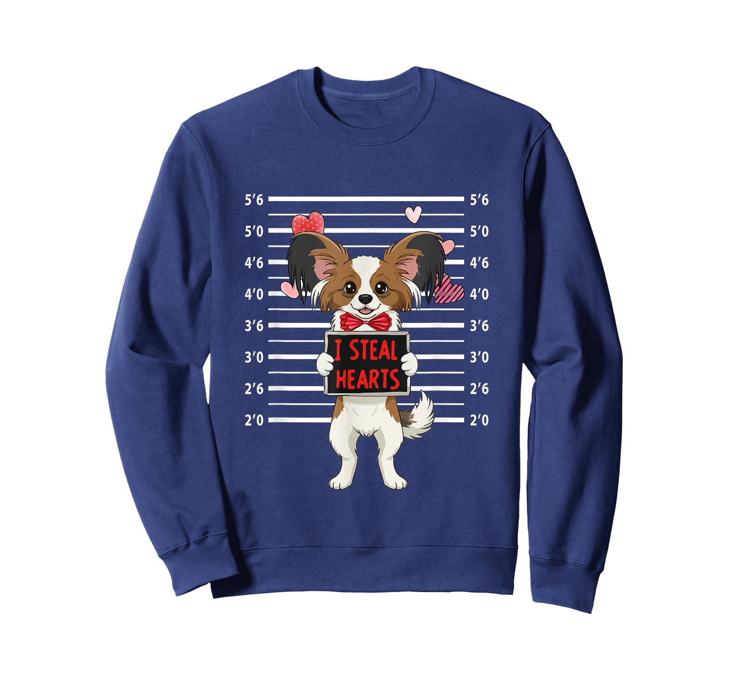 I Steal Cute Hearts Valentine's Day Papillon Lover Owner T-Shirt