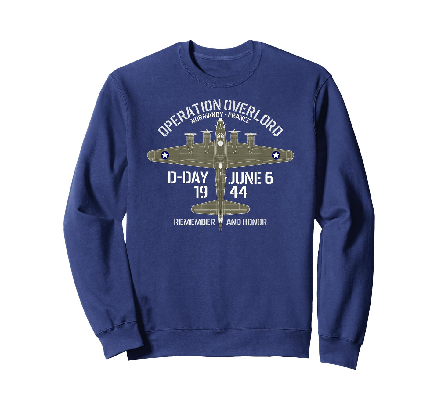 B-17 Operation Overlord D-Day June 6 1944 Flying Fortress T-Shirt