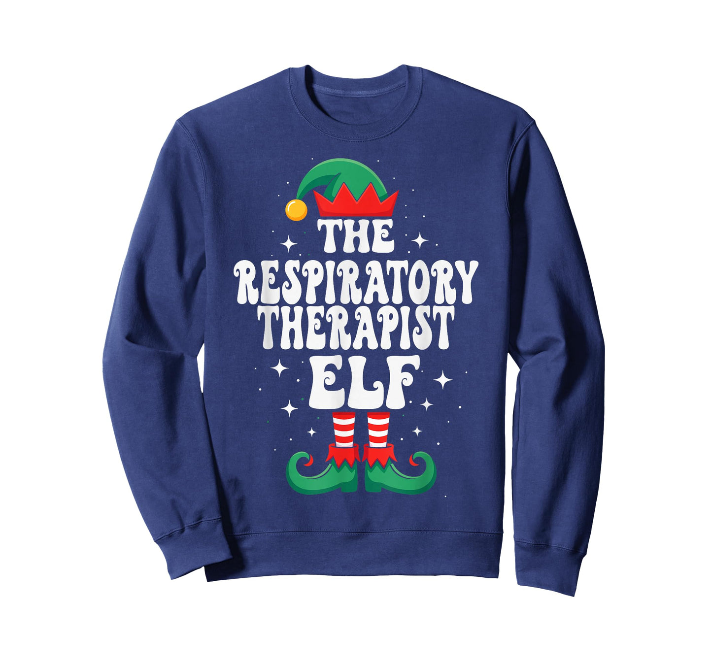 The Respiratory Therapist Elf Funny Christmas T-Shirt