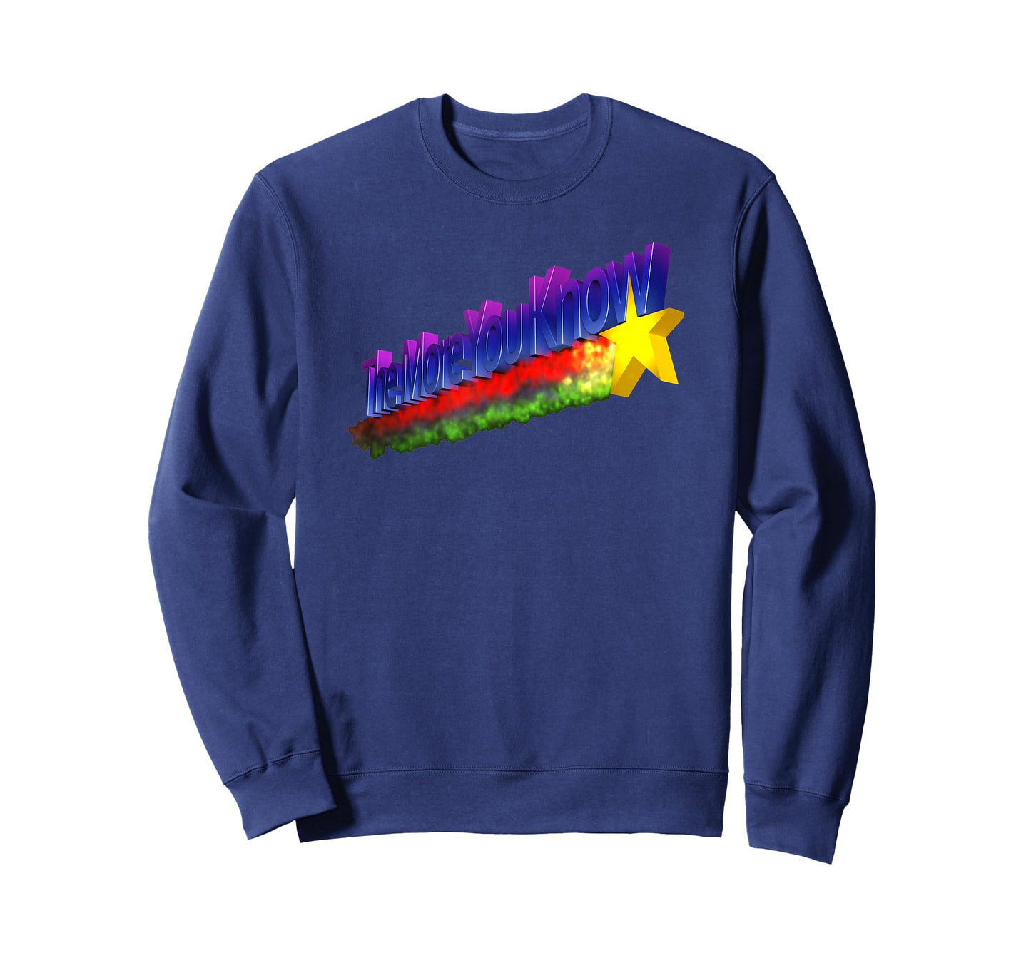 The More You Know Tee Retro 80s Rainbow Funny TV T-Shirt