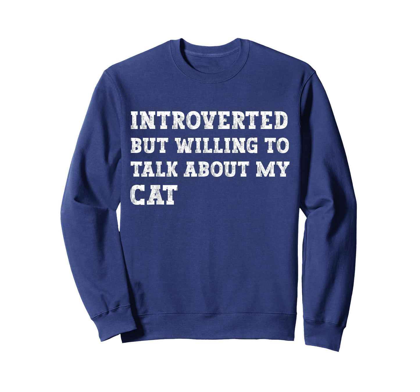 Introverted But Willing to Talk About Cats Lover Kitten Meow T-Shirt