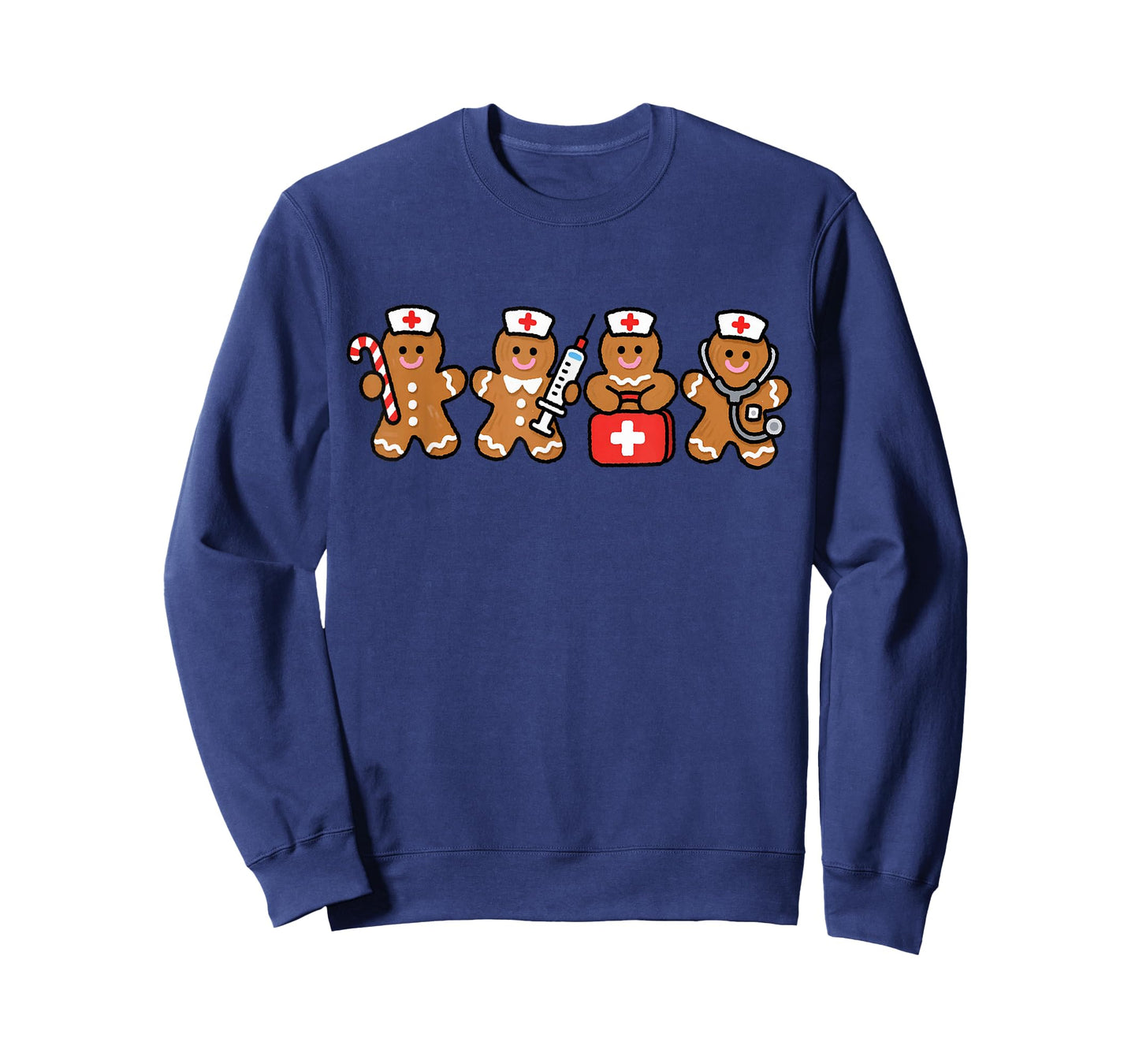 Christmas Gingerbread Nurse RN LPN ER Nursing Xmas Holiday T-Shirt