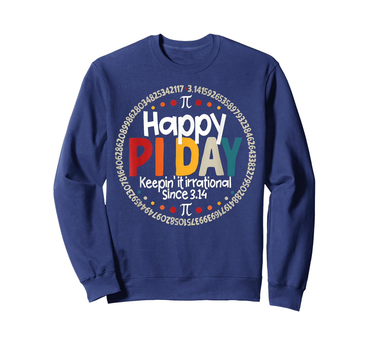 Pi Day Shirt for Teacher Vintage 3.14 Pi Digits Happy Pi Day T-Shirt