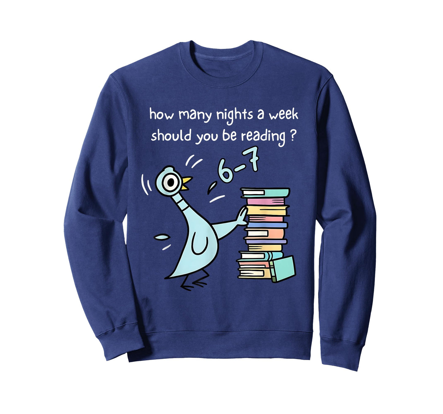 Teacher 67 How Many Nights A Week Should You Be Reading 6-7 T-Shirt