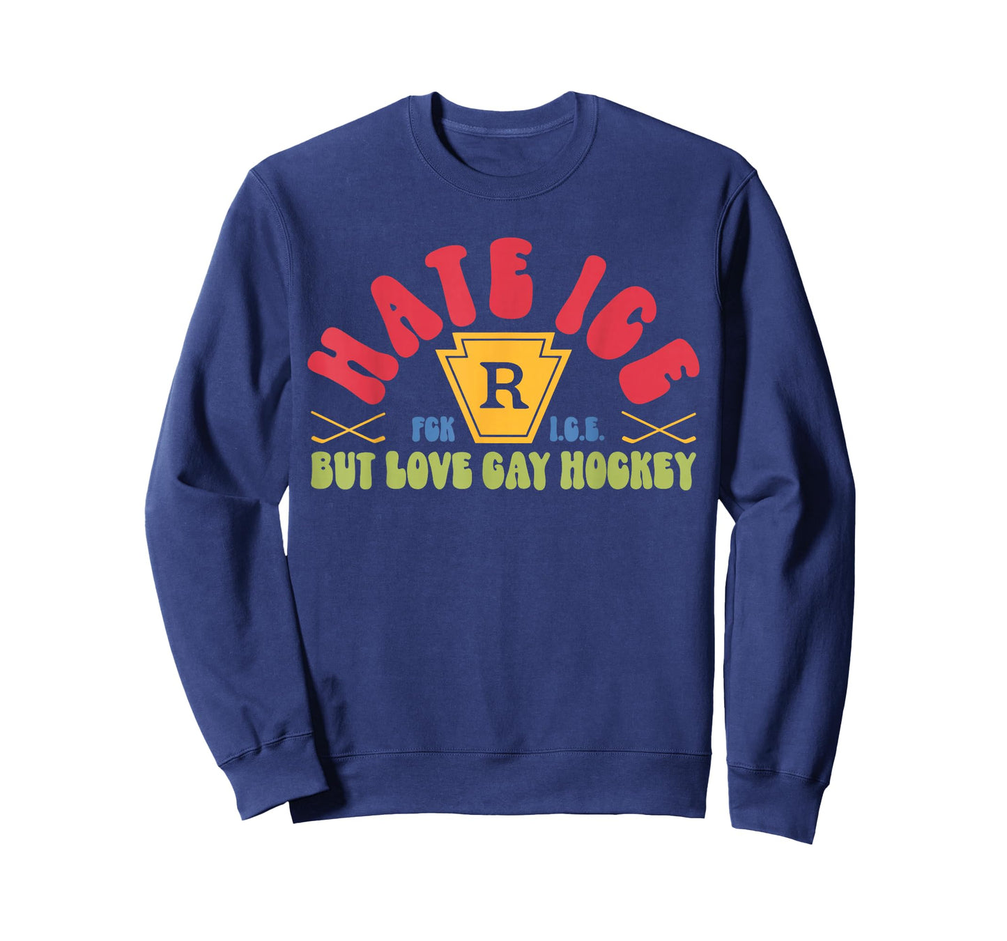 Hate Ice But Love Gay Hockey T-Shirt