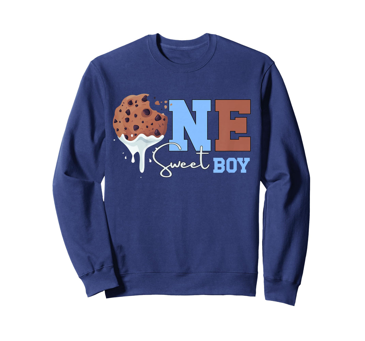 One Sweet Boy Cookies 1st Birthday Milk Party Matching T-Shirt