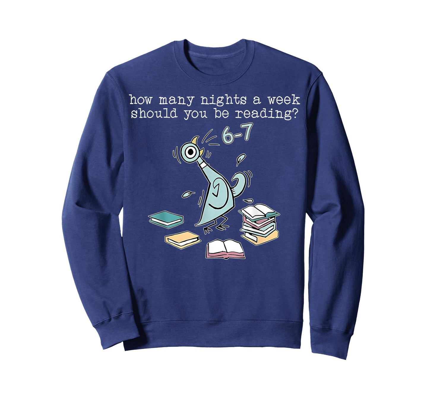 Teacher 67 How Many Nights A Week Should You Be Reading 6-7 T-Shirt