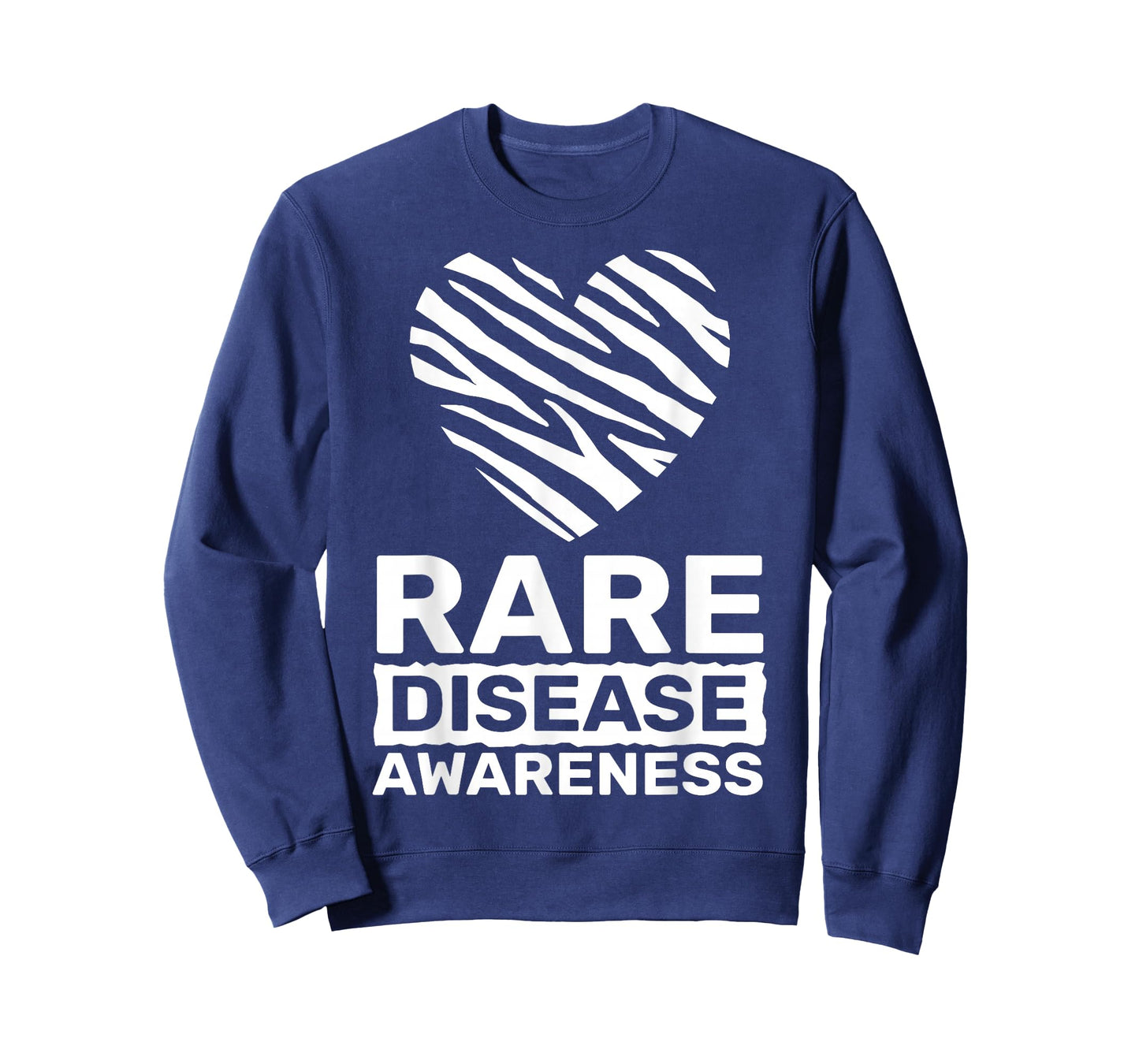 Zebra Heart Rare Disease Awareness Rare Disease Day 2026 T-Shirt