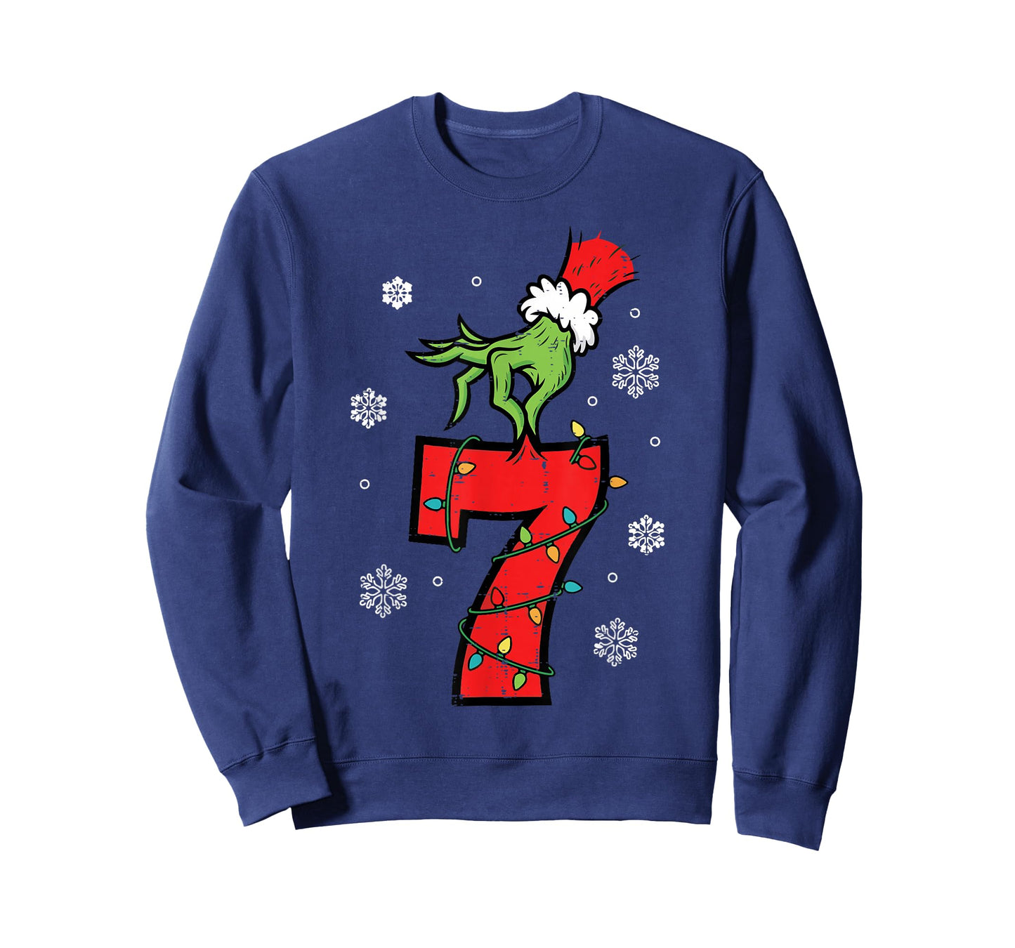 Number 7 Matching 67 Meme 6 7 Christmas Boys Youth Kids T-Shirt