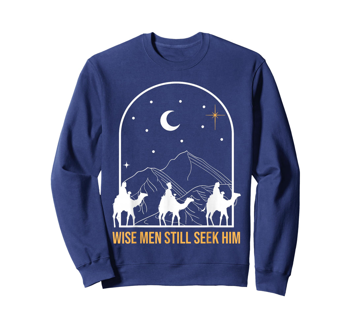 Wise Men Still Seek Him Nativity Scene Christian Christmas T-Shirt