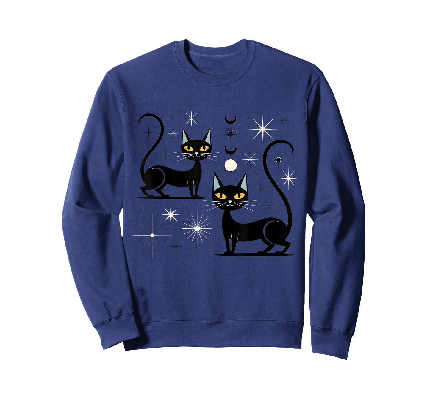 Mid Century Cat Retro Atomic Age Space Modern 50s Midcentury T-Shirt