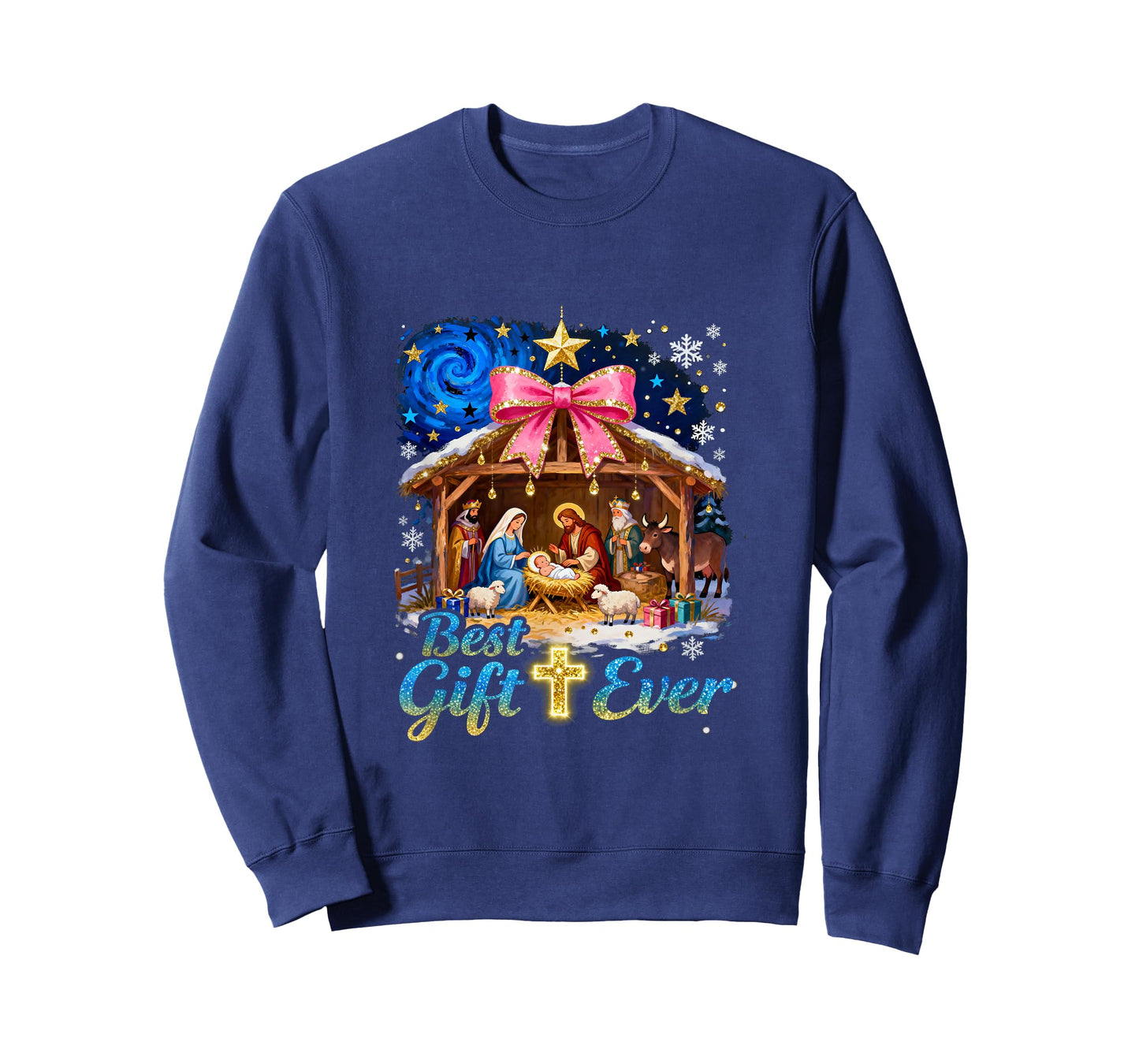 Best Ever Christmas Jesus Nativity Scene Christian T-Shirt