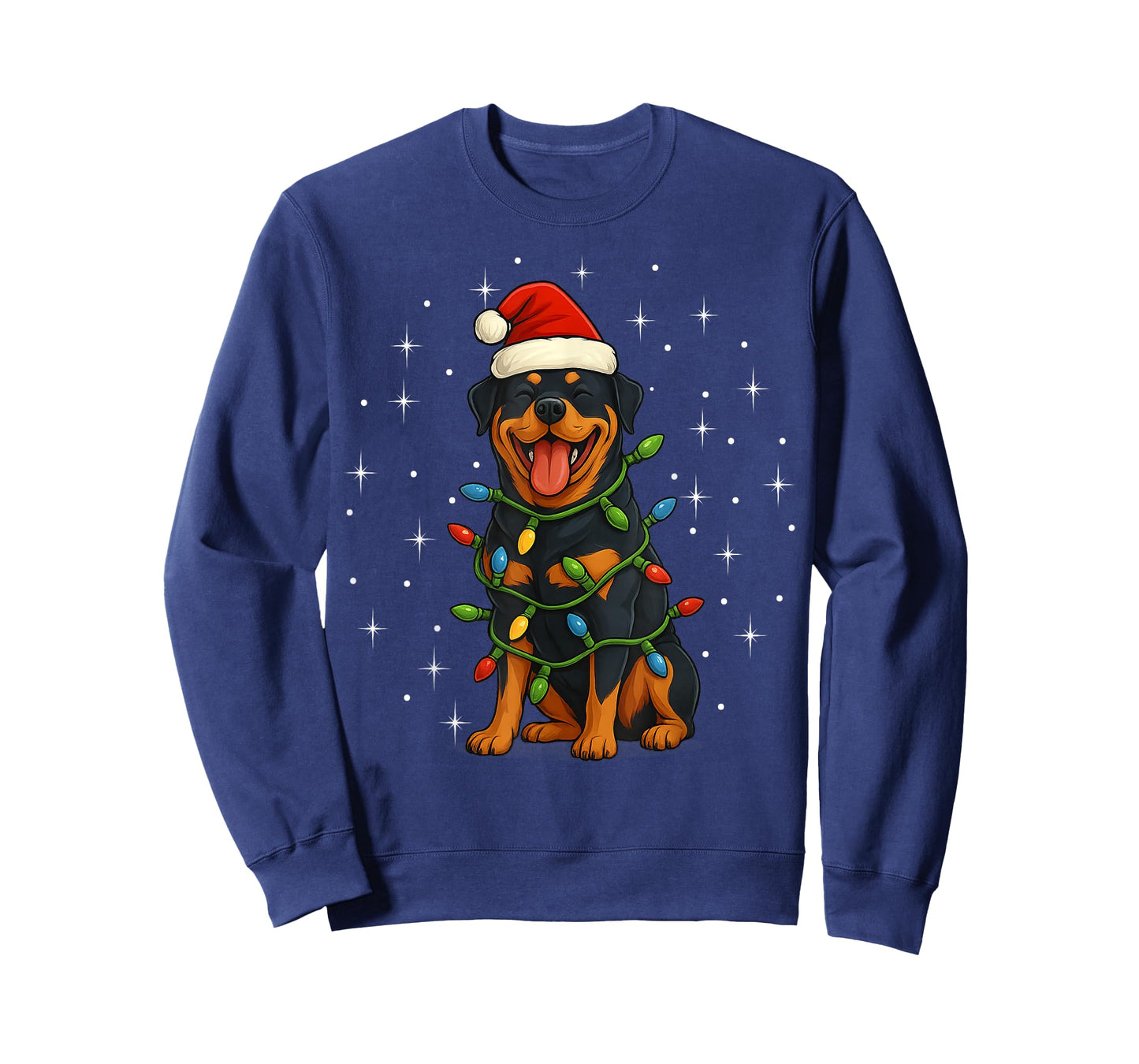 Rottweiler Dog Christmas PJ Pajama Men Women PJS for Family T-Shirt