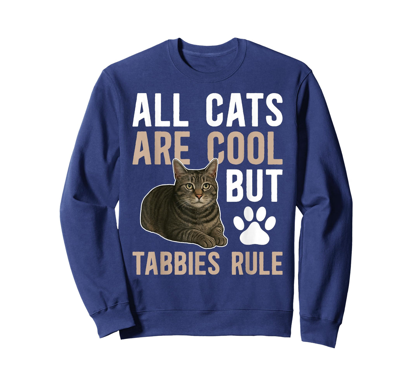 Tabbies Rule Gray Tabby Cat Owner Grey Tabby Cat Lover T-Shirt