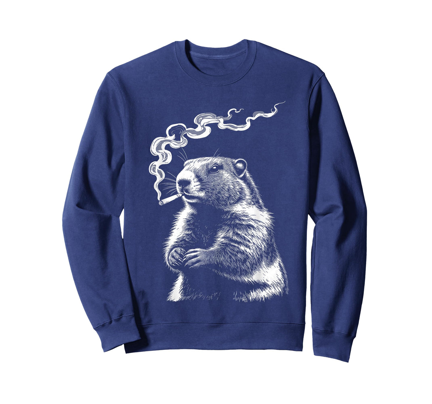 Punxy Phil's Smoking Meme Groundhog Day Costume Gen Z T-Shirt