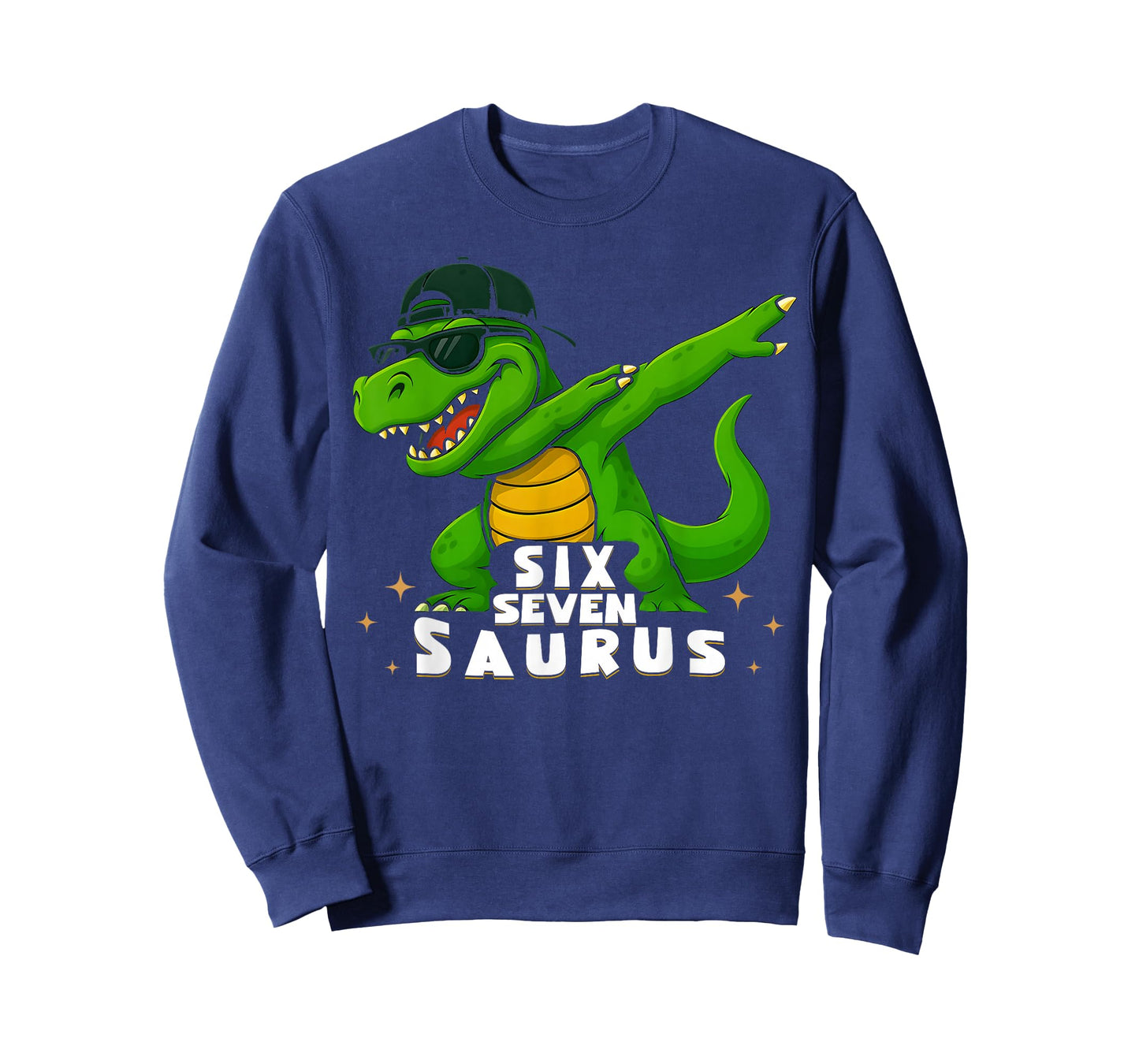 Funny 67 T Rex Dinosaur Six Seven Numbers Boys Kids Dabbing T-Shirt