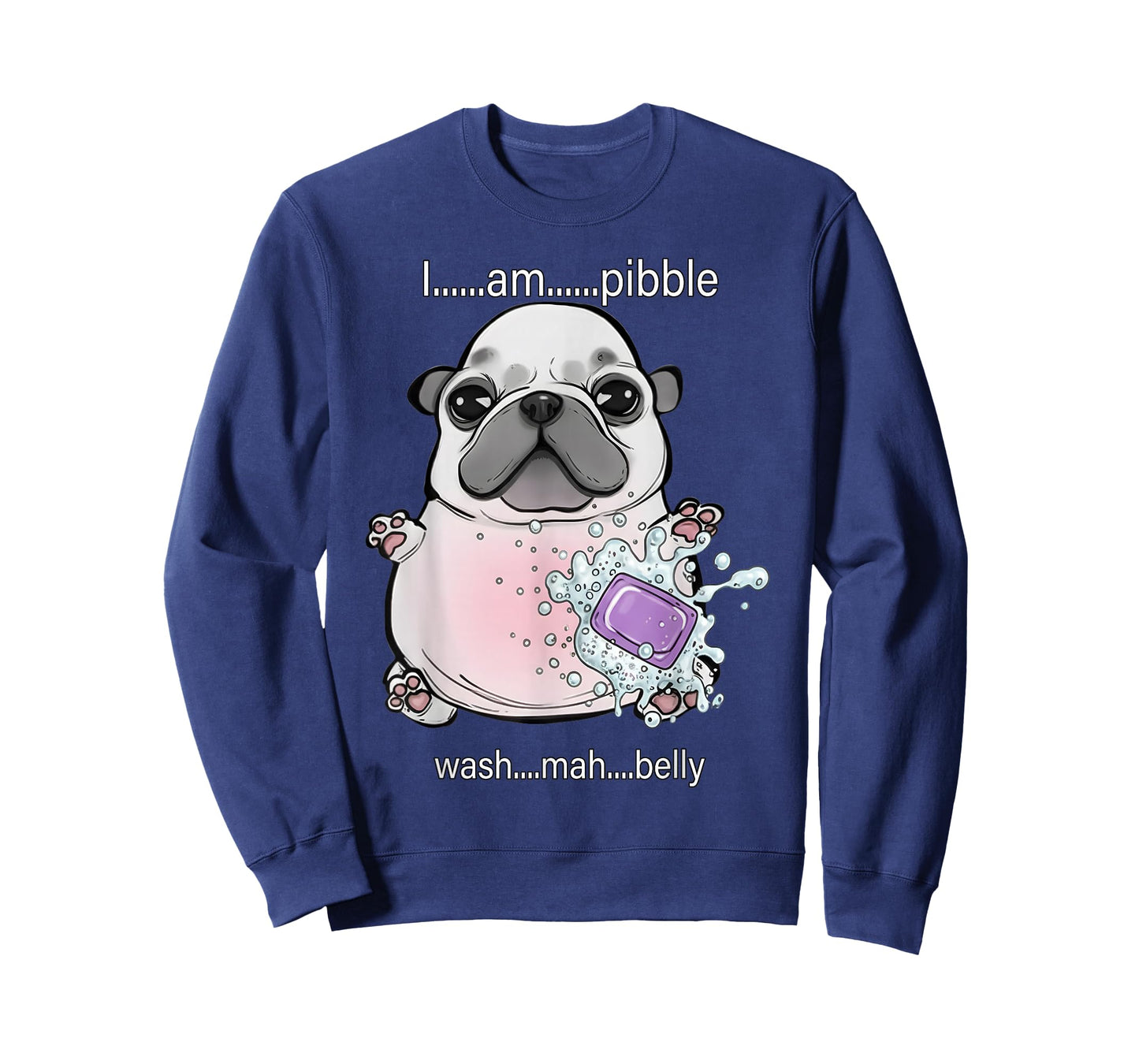 I Am Pibble Wash My Belly Pibble Meme Funny Dog Brainrot T-Shirt