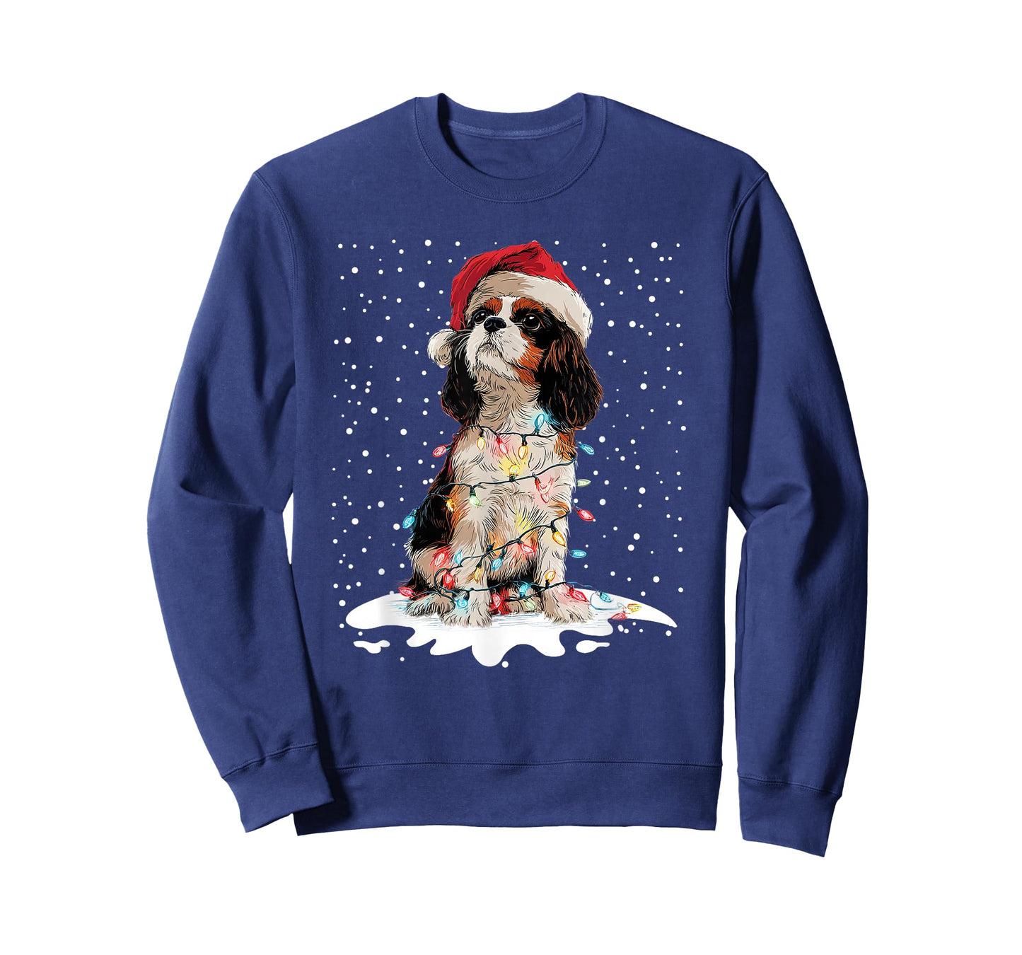 Cavalier King Charles Spaniel Dog Christmas Pajama Men Women T-Shirt