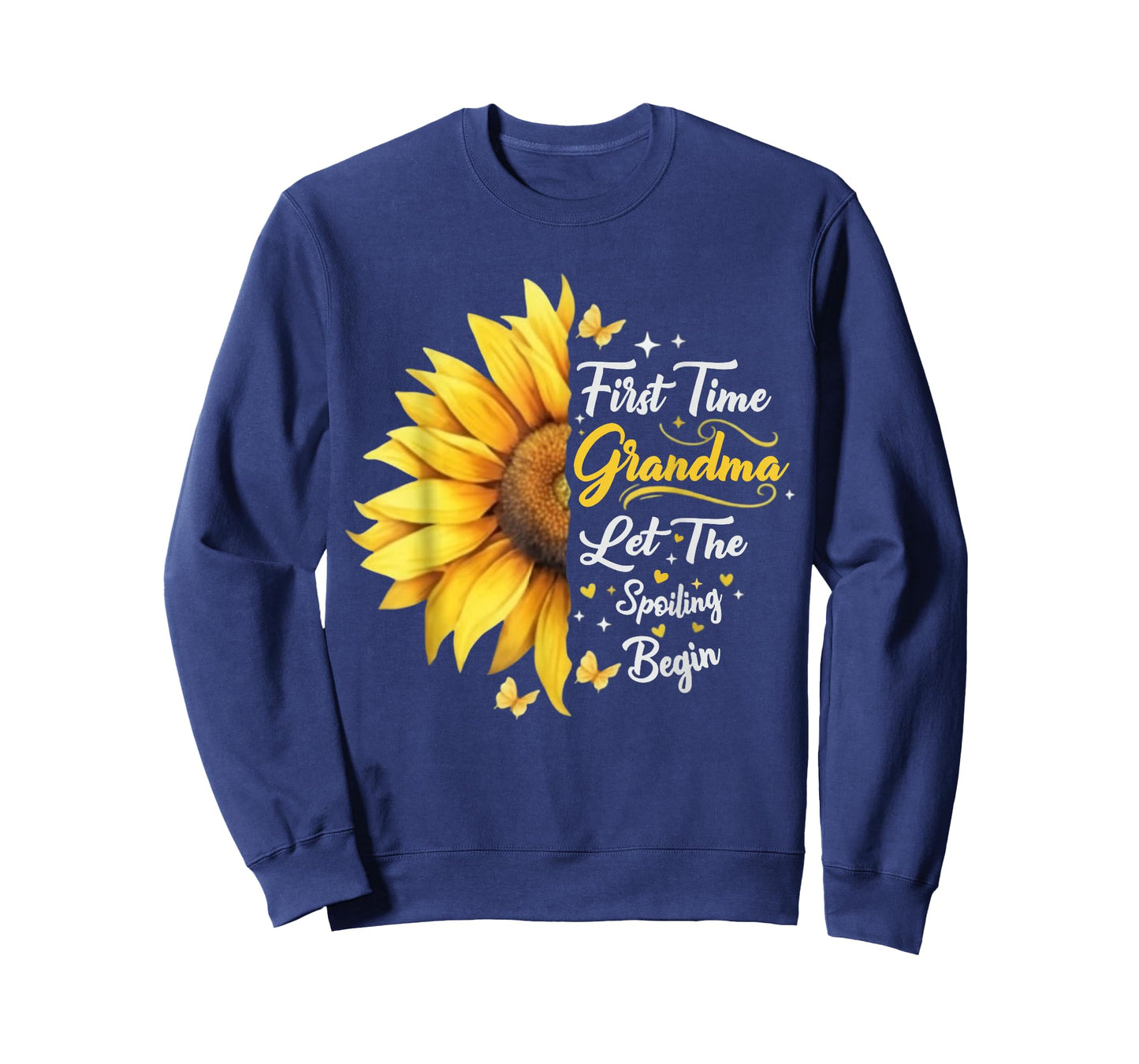 Funny Grandmother First Time Grandma Let The Spoiling Begin T-Shirt
