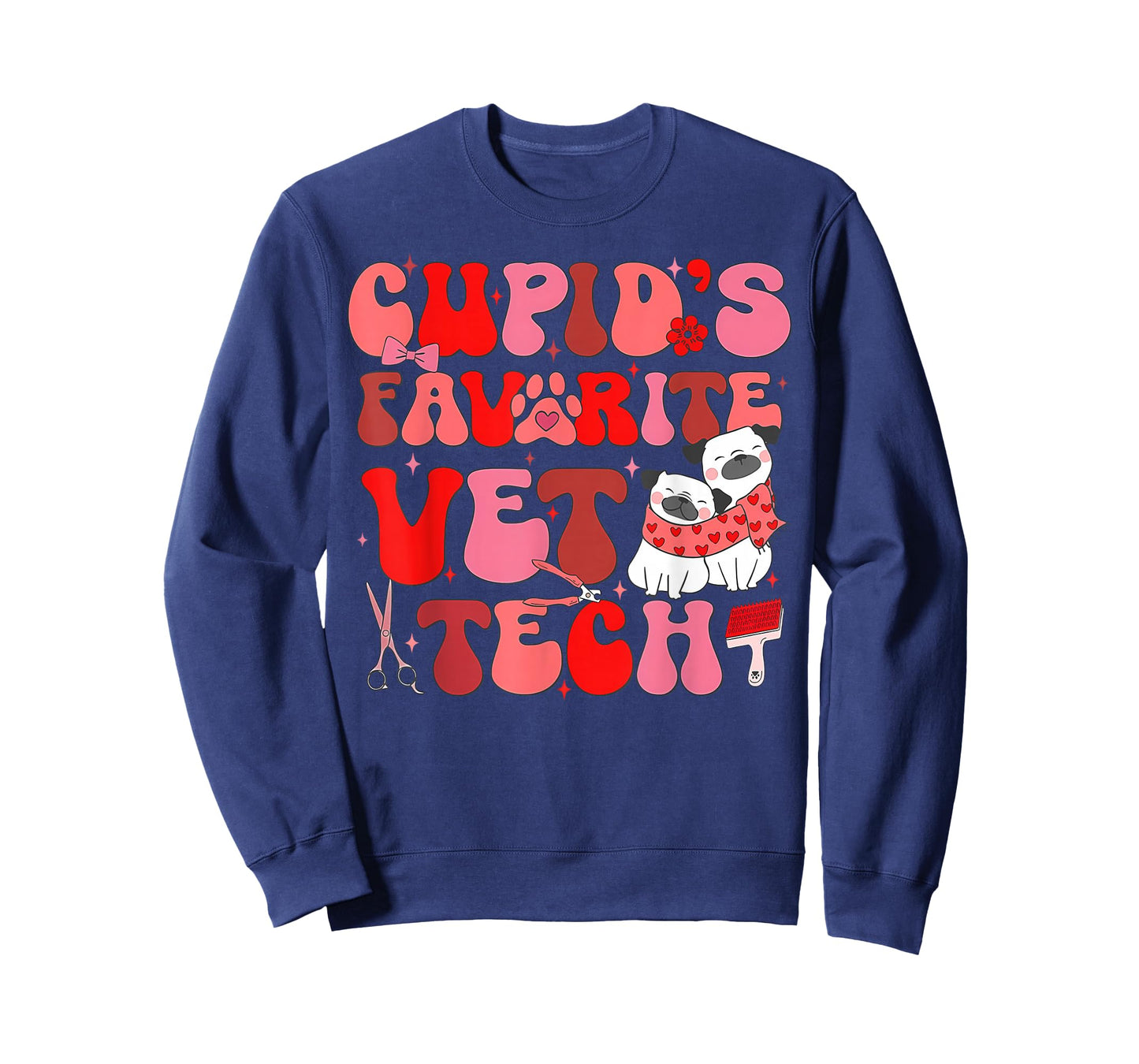 Vet Tech Valentines Day Veterinary Vet Student Veterinarian T-Shirt