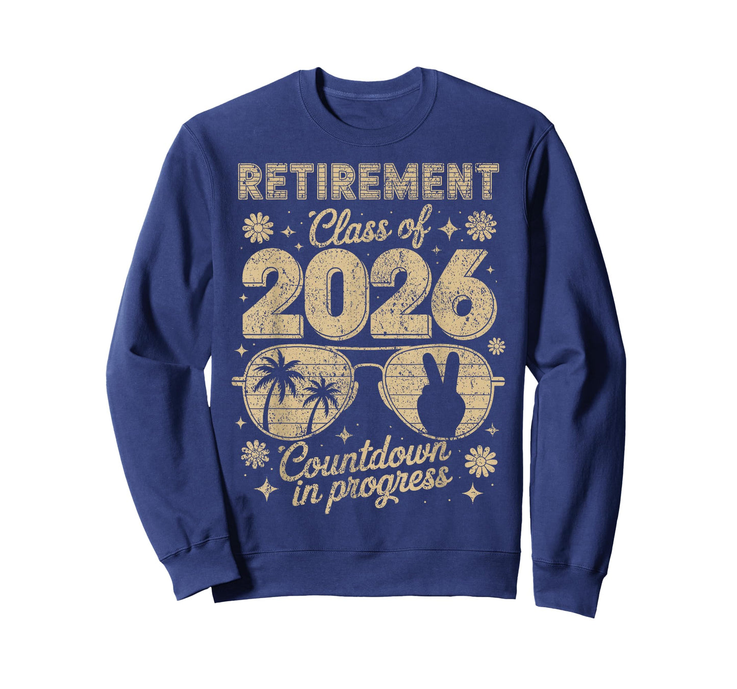 Funny Retirement Class of 2026 Countdown in Progress Teacher T-Shirt