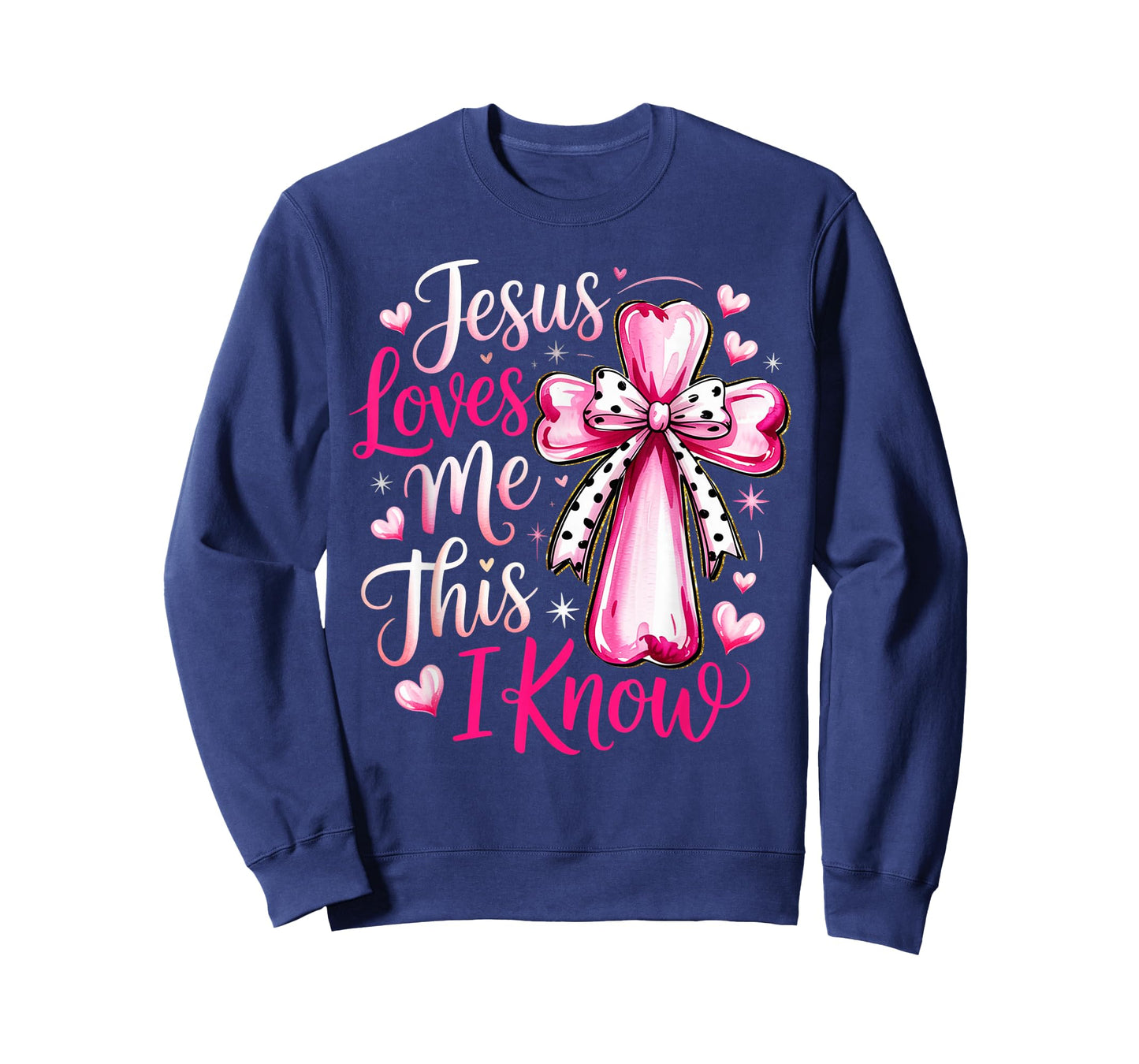 Jesus Loves Me This I Know God Religious Christian Valentine T-Shirt