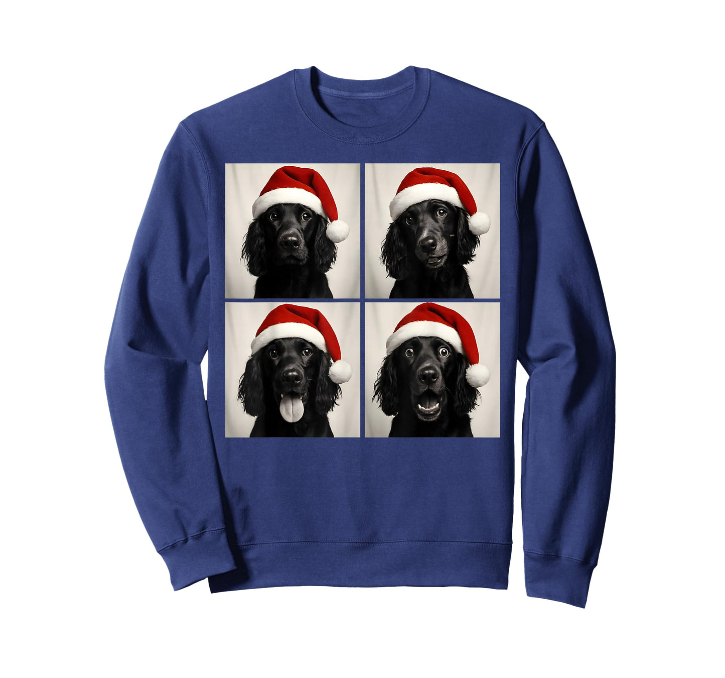 Funny Christmas Boykin Spaniel Santa Dog Lover Photo Booth T-Shirt
