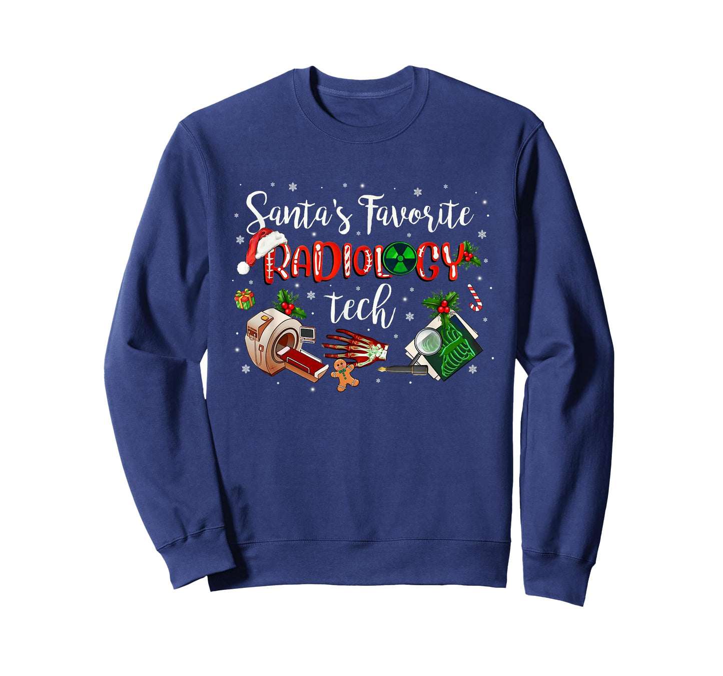 Radiologic Technologist Rad Tech Christmas CT MRI Tech T-Shirt