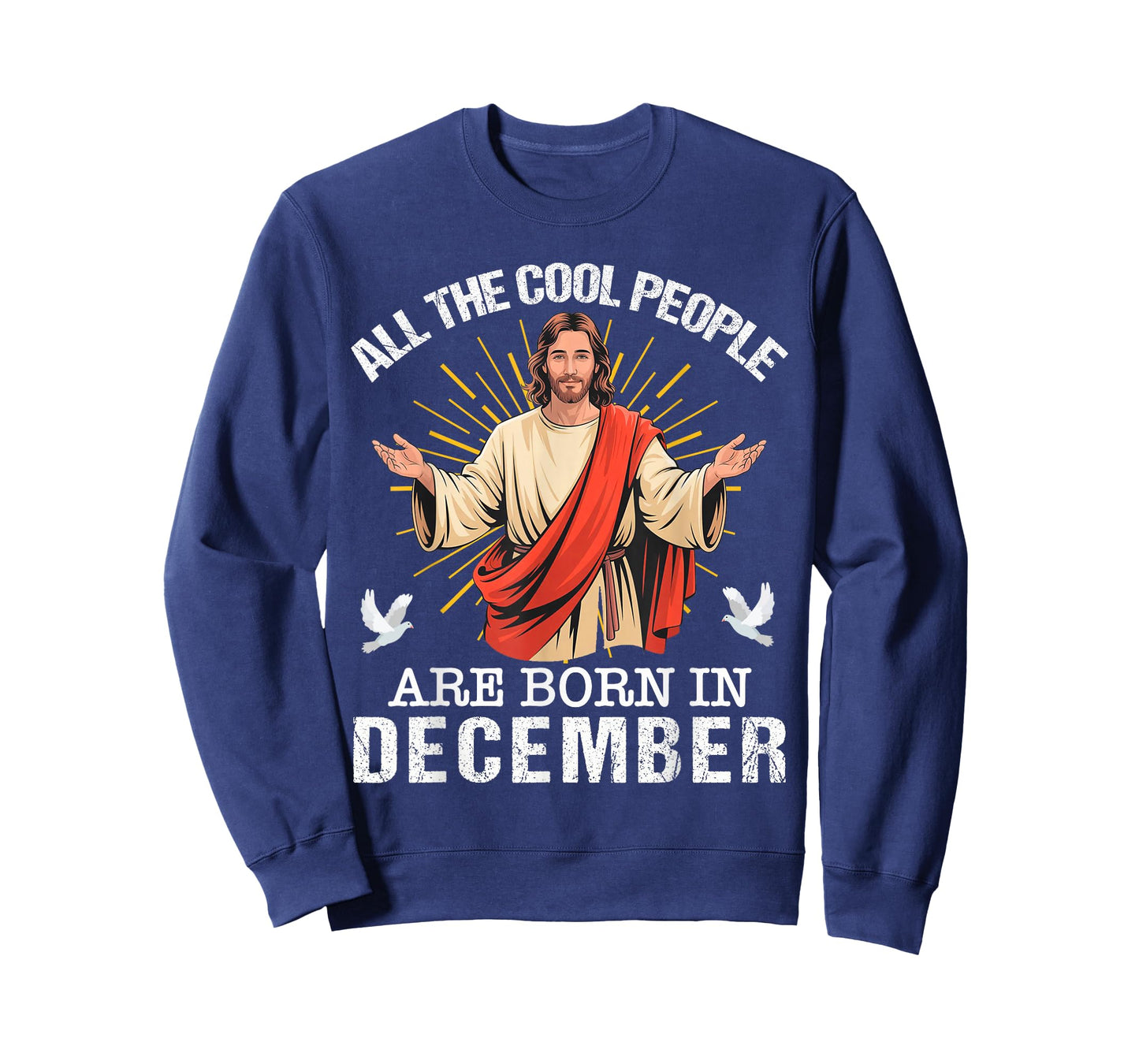 Cool People are Born in December Christian Jesus Christmas T-Shirt