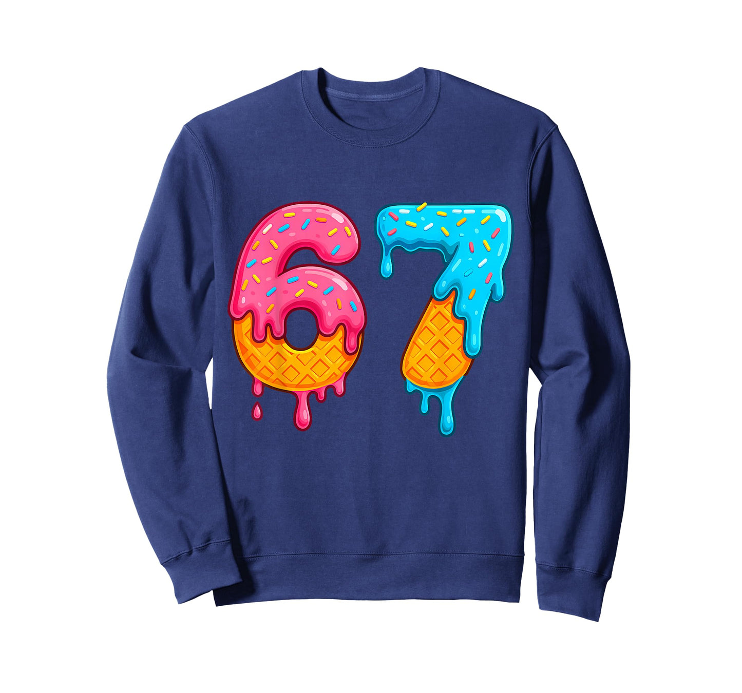 Mason 67 Ice Cream Drip Meme Six Seven Funny T-Shirt