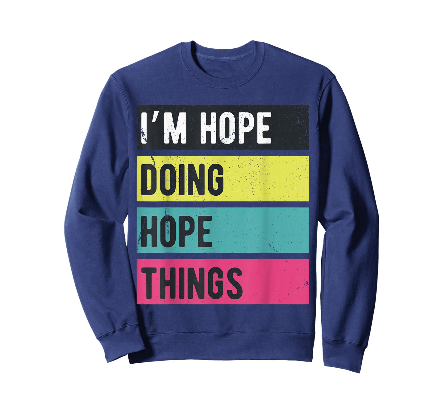 Doing Hope Things Funny Personalized Names Retro T-Shirt