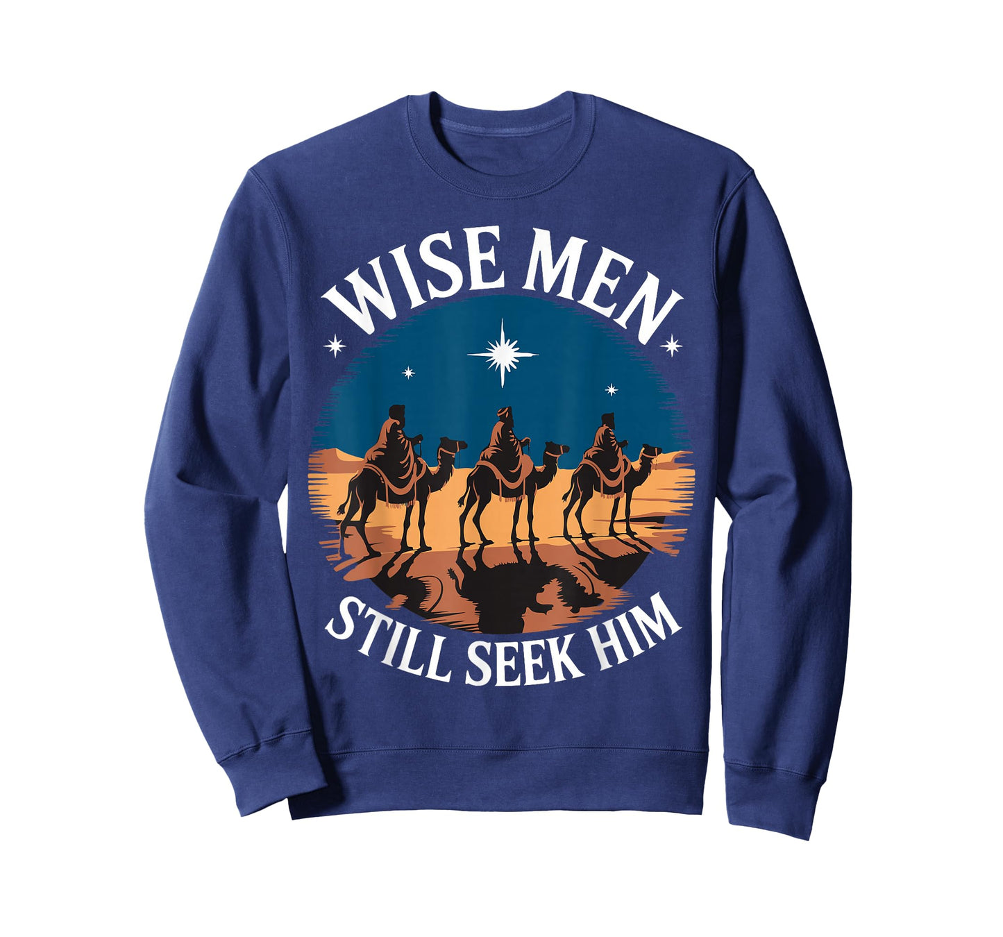 Wise Men Still Seek Him Nativity Scene Christian Christmas T-Shirt