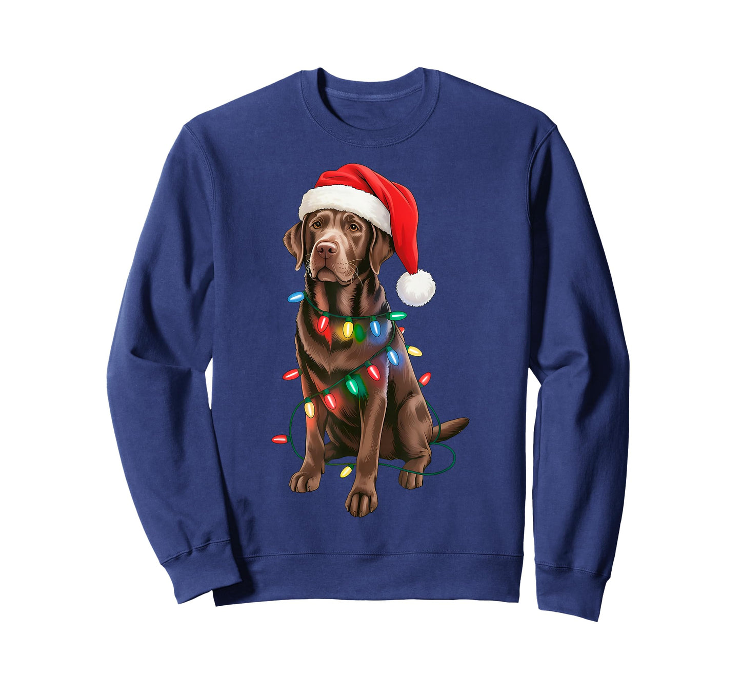 Chocolate Lab Labrador Retriever Men Women Kids Christmas T-Shirt