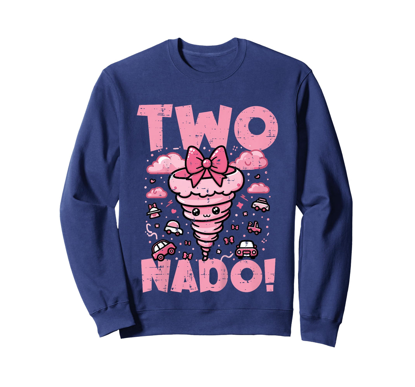Kids 2nd Birthday Two Nado Funny 2 Year Old Girls Kids Toddler T-Shirt