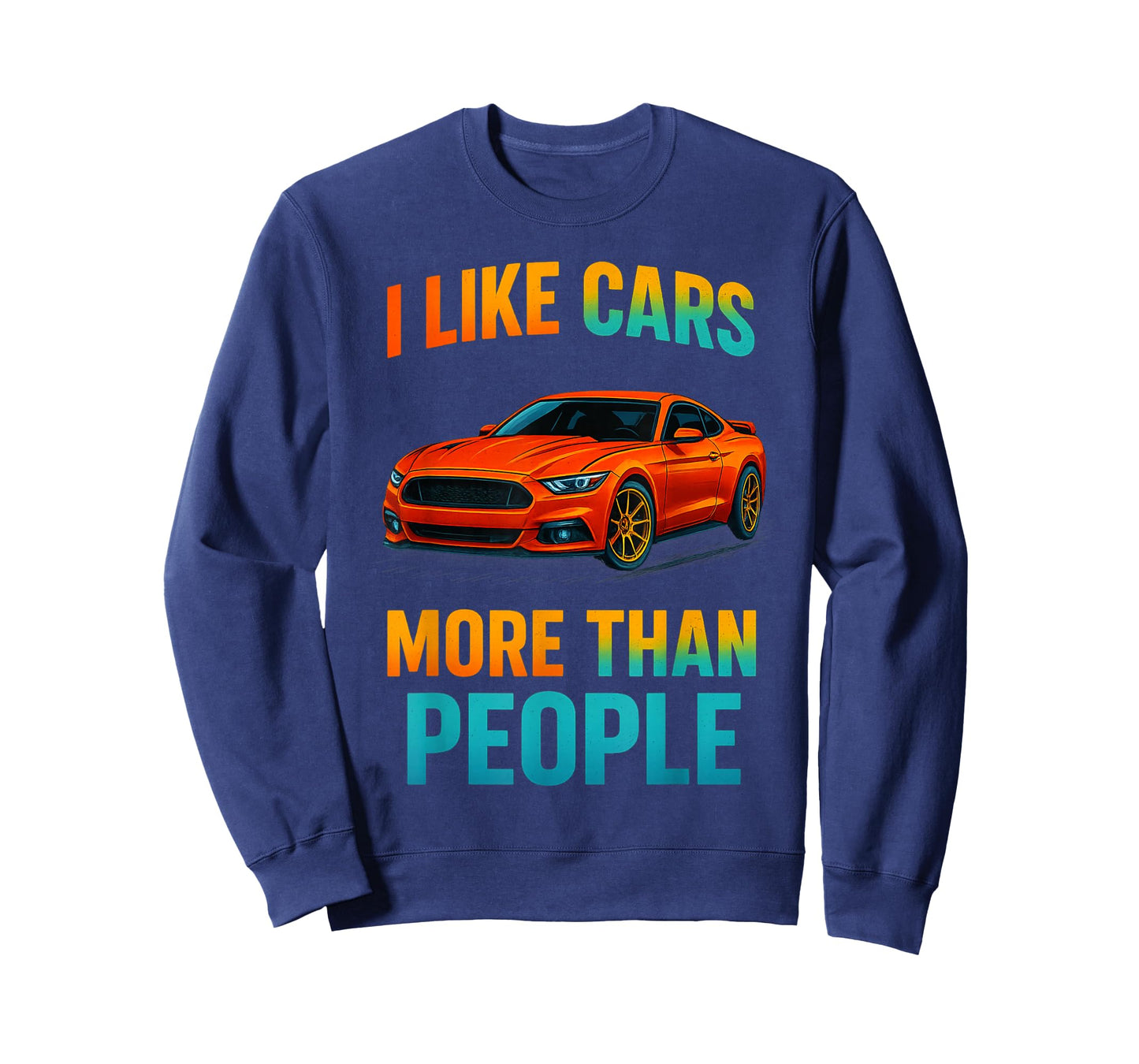 I Love Cars More Than People Funny Car Tee T-Shirt