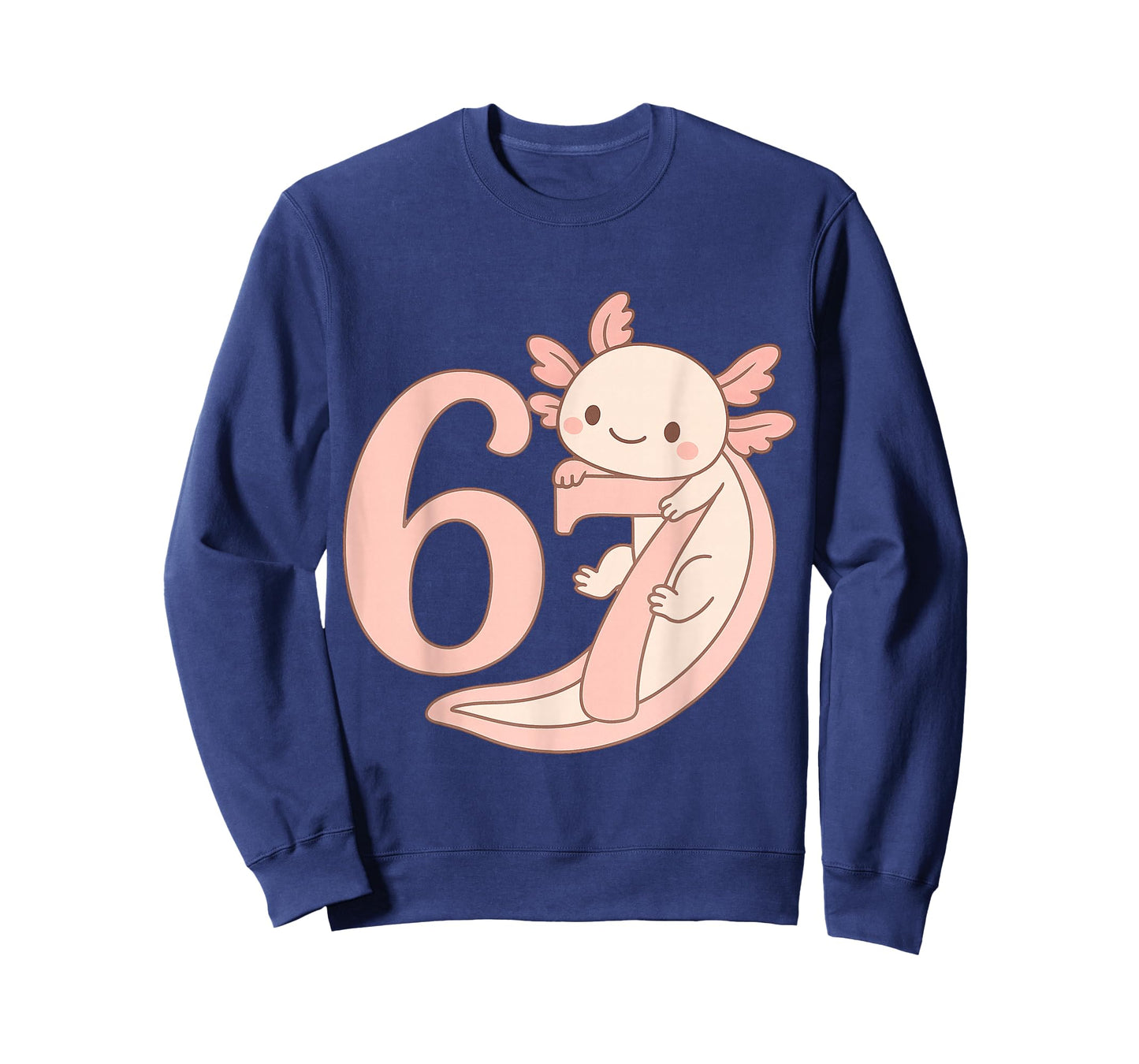 67 Axolotl Funny Meme Viral T-Shirt
