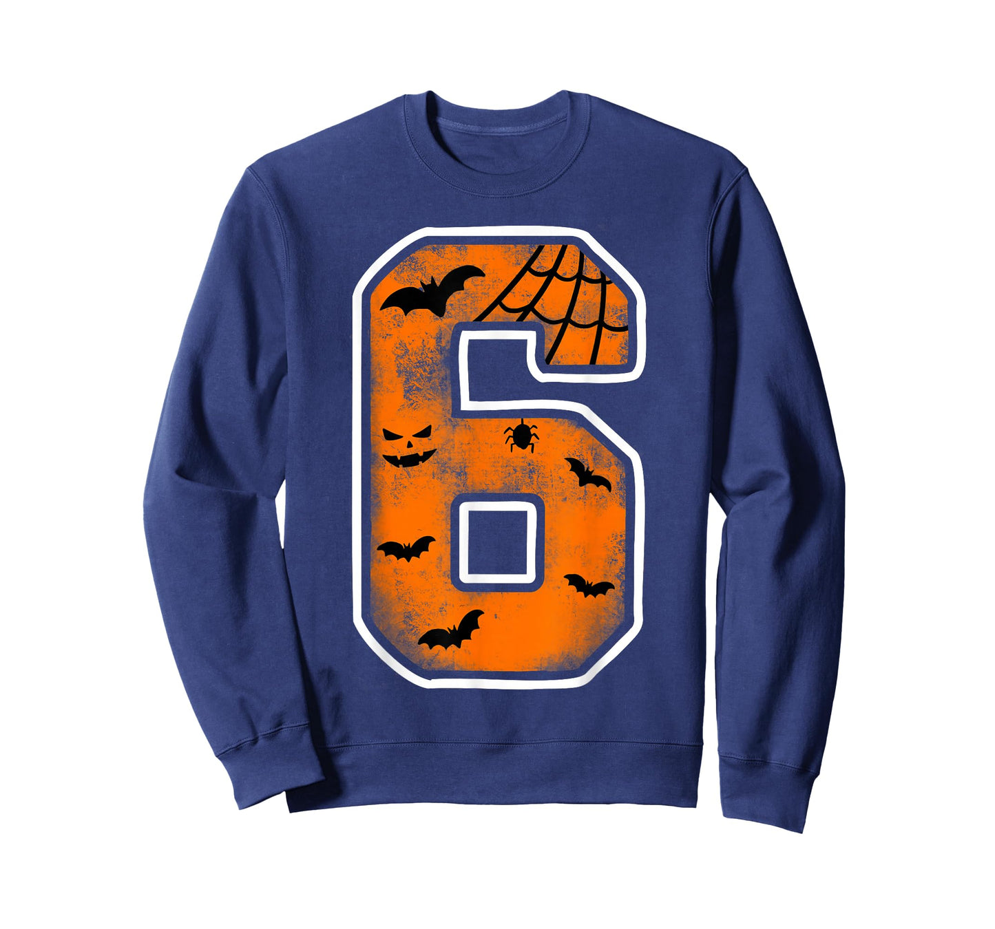 Number 6 6th Birthday Boy Six Halloween Happy Birthday T-Shirt