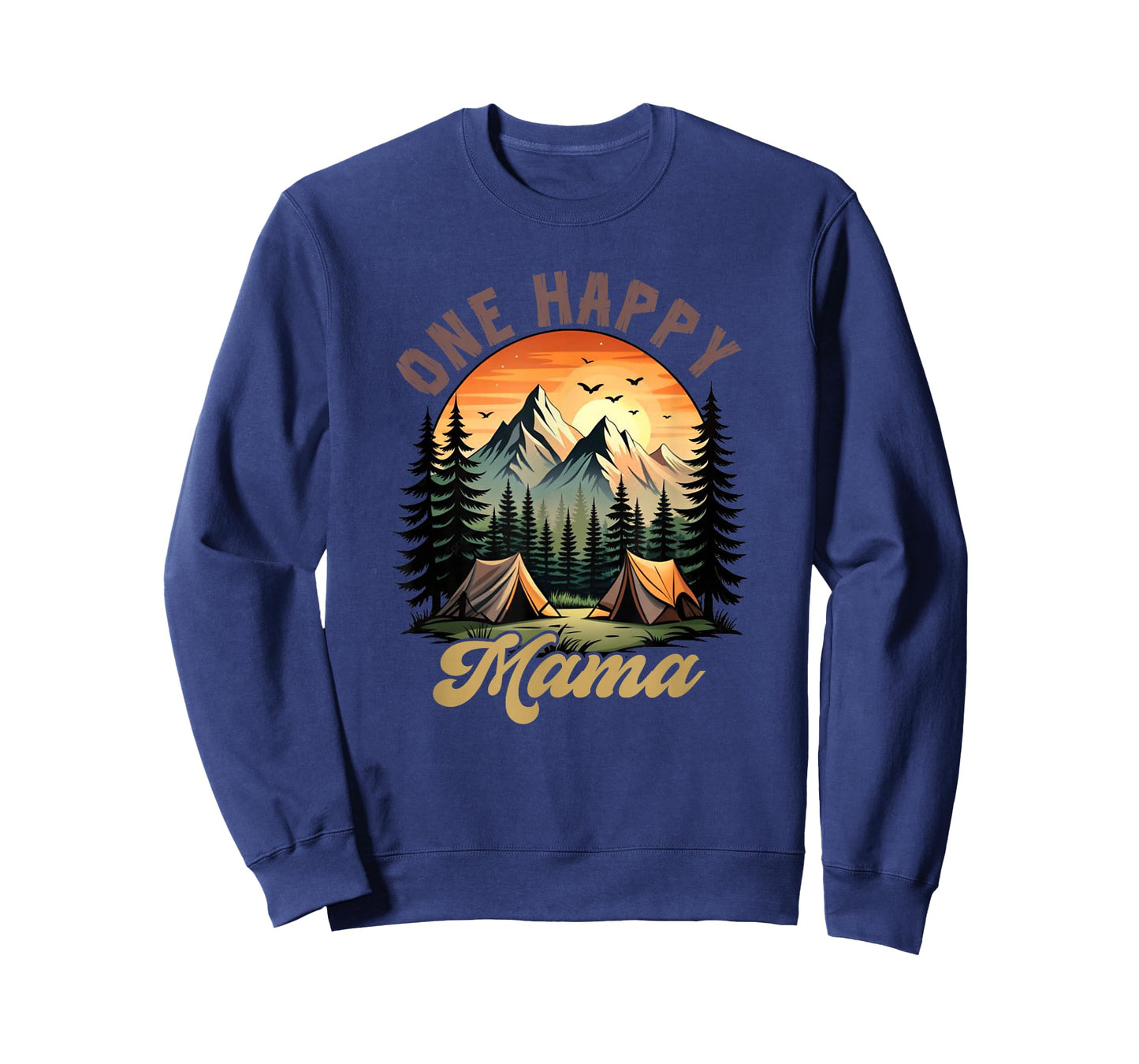 One Happy Mama Camper 1St Birthday Camping Bear T-Shirt